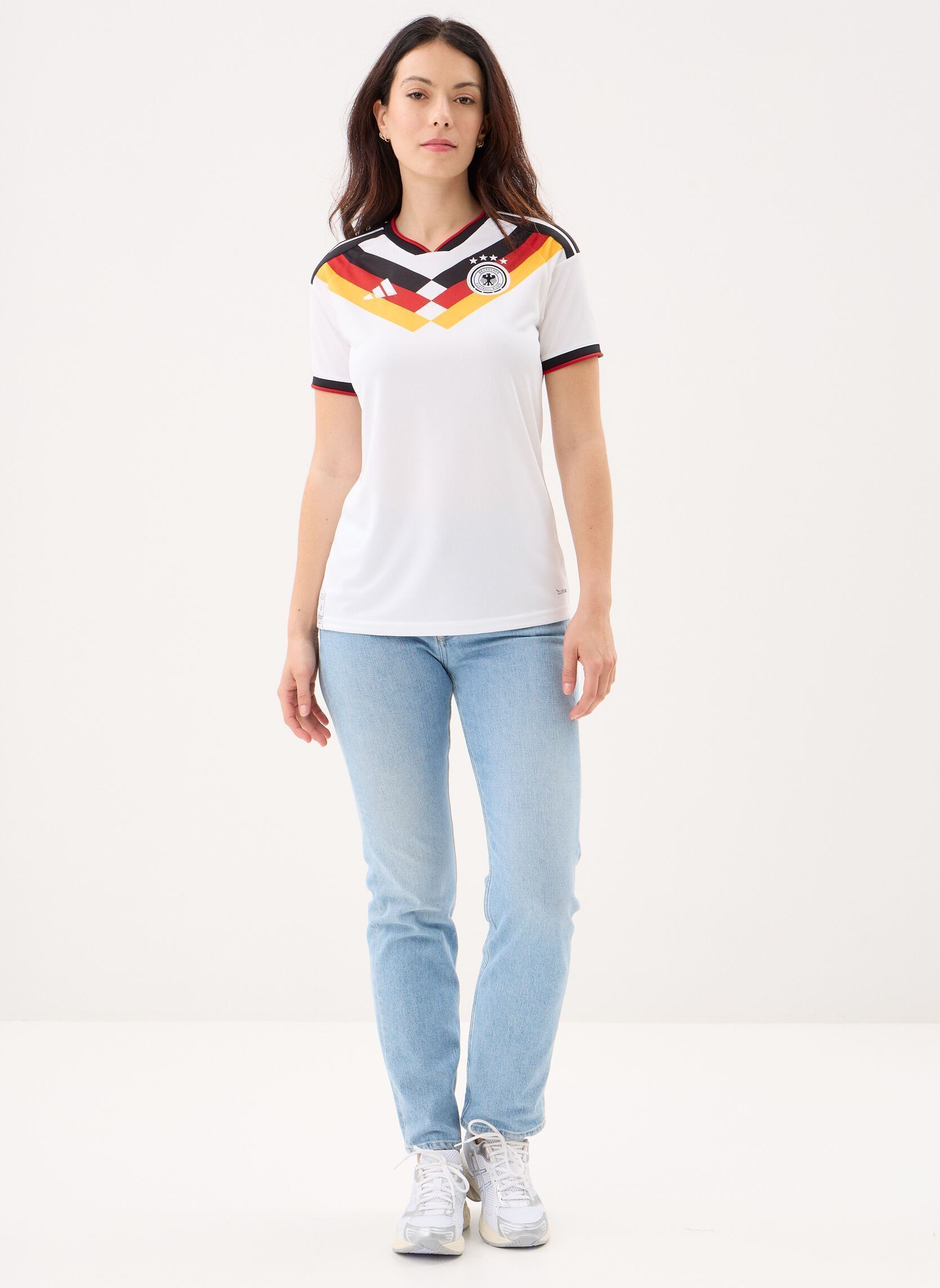 T-Shirts DFB H JSY W damen weiß adidas performance T-Shirts DFB H JSY W damen weiß White