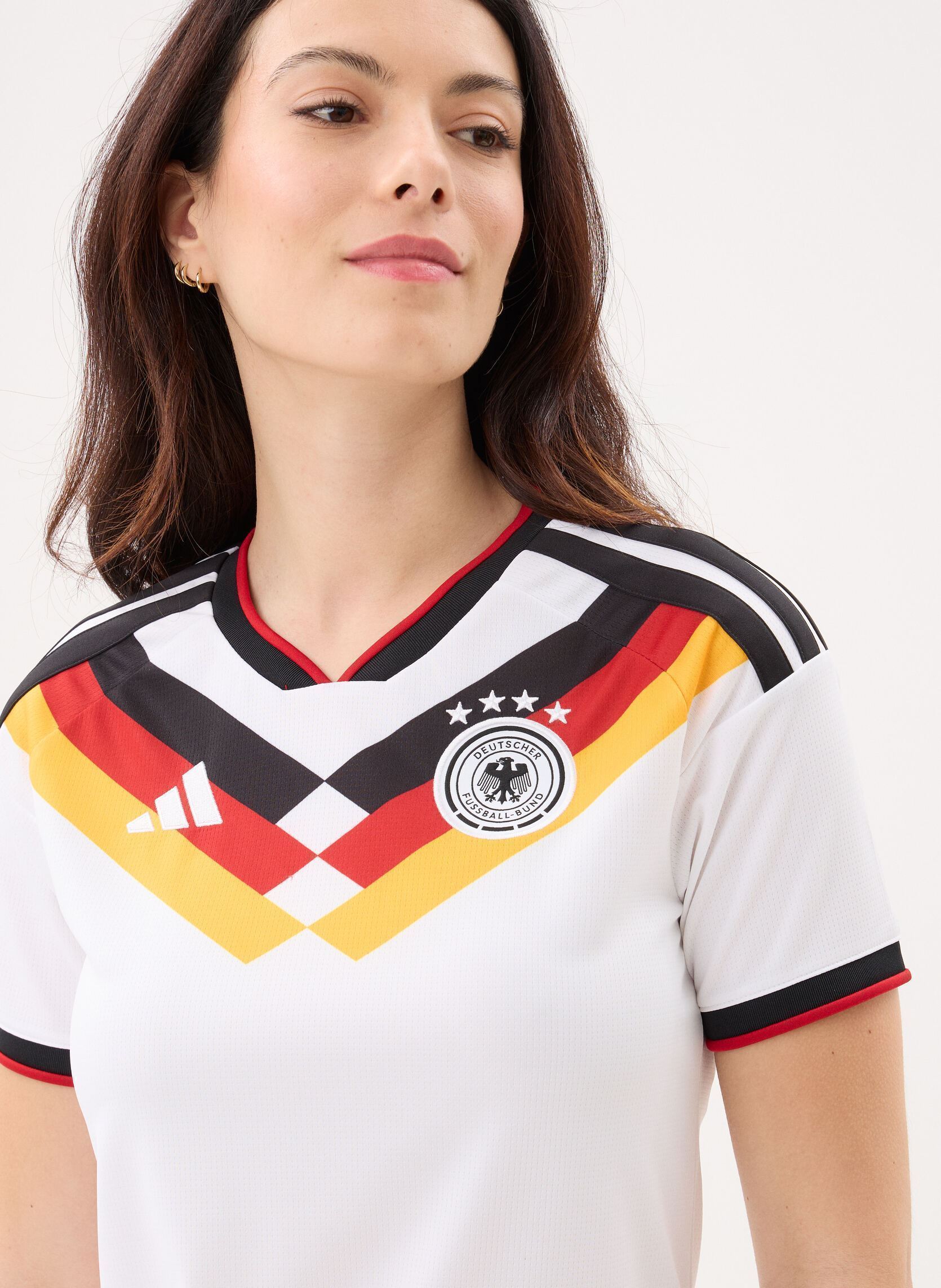 T-Shirts DFB H JSY W damen weiß adidas performance T-Shirts DFB H JSY W damen weiß White