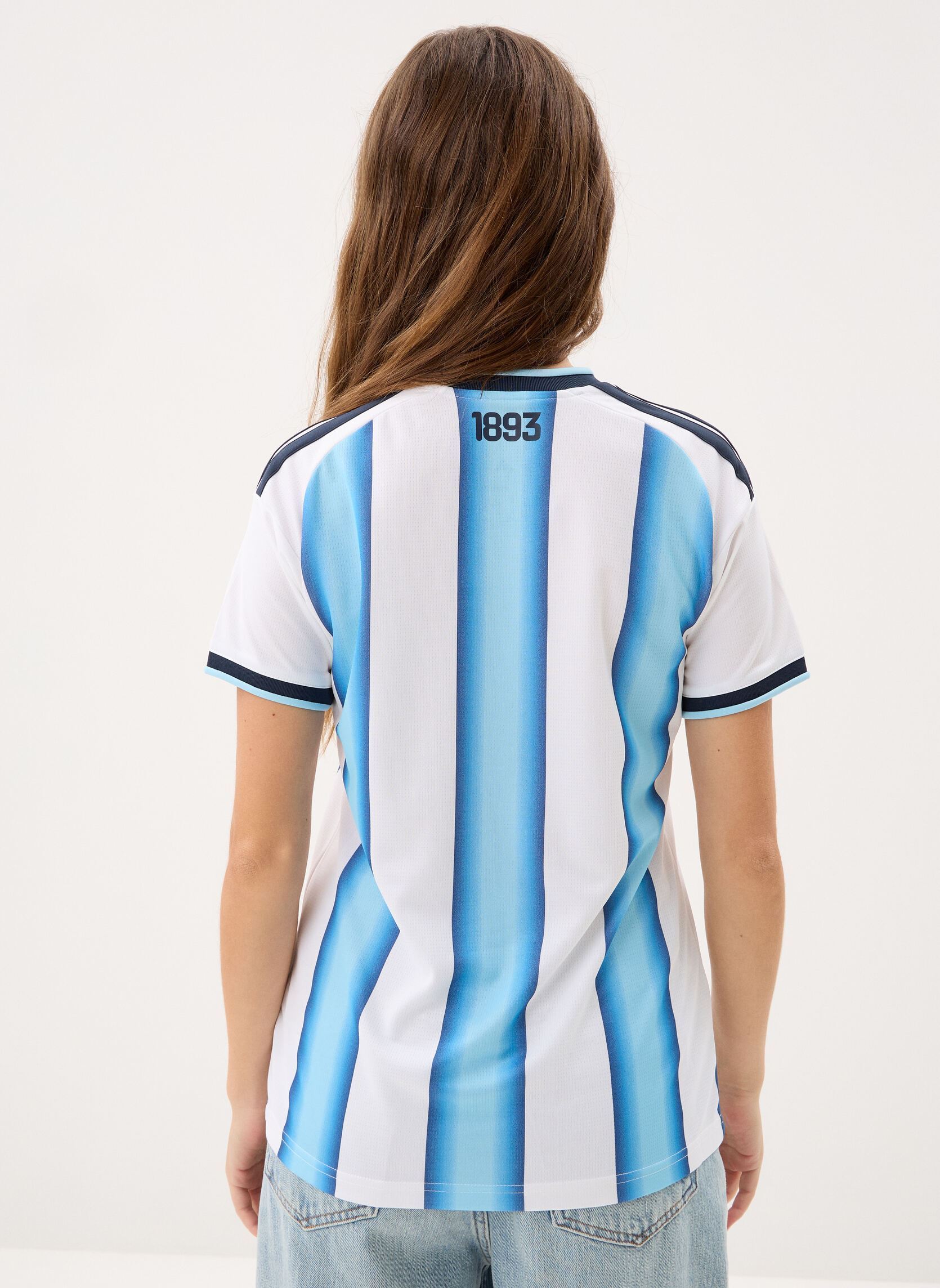 T-Shirts AFA H JSY W D damen weiß adidas performance T-Shirts AFA H JSY W D damen weiß WHITE/ICEBLU/LTBLUE