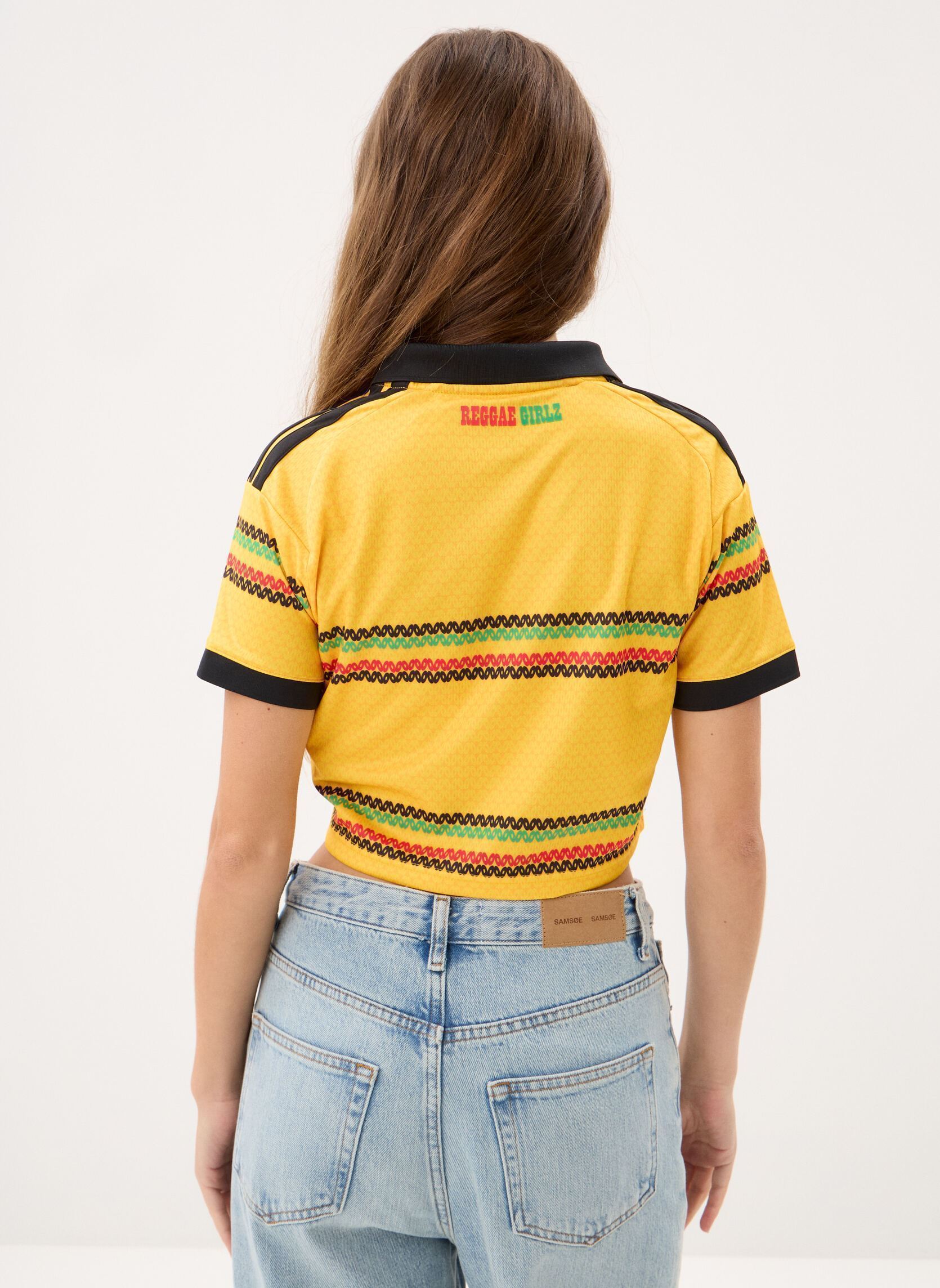 Tee-shirts JFF H JSY CRO W femme jaune adidas performance Tee-shirts JFF H JSY CRO W femme jaune Bogold