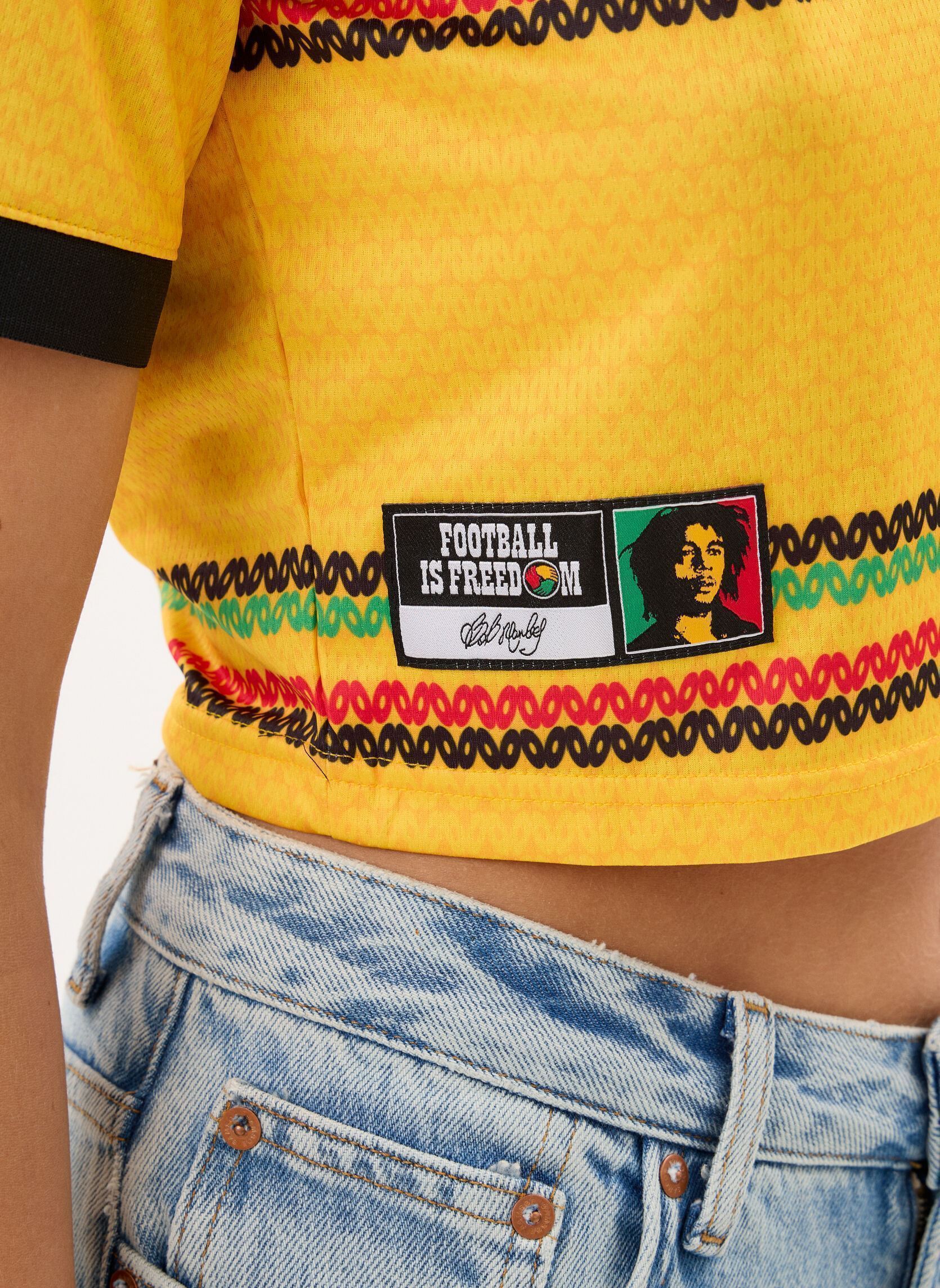 Tee-shirts JFF H JSY CRO W femme jaune adidas performance Tee-shirts JFF H JSY CRO W femme jaune Bogold