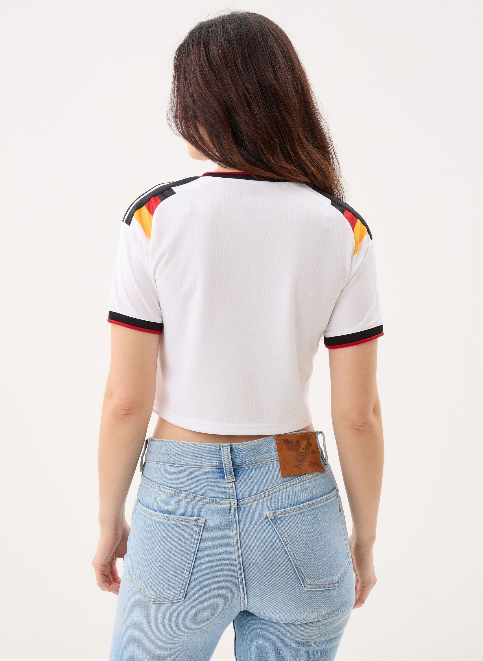 T-shirts DFB H JSY CRO W dames wit adidas performance T-shirts DFB H JSY CRO W dames wit White