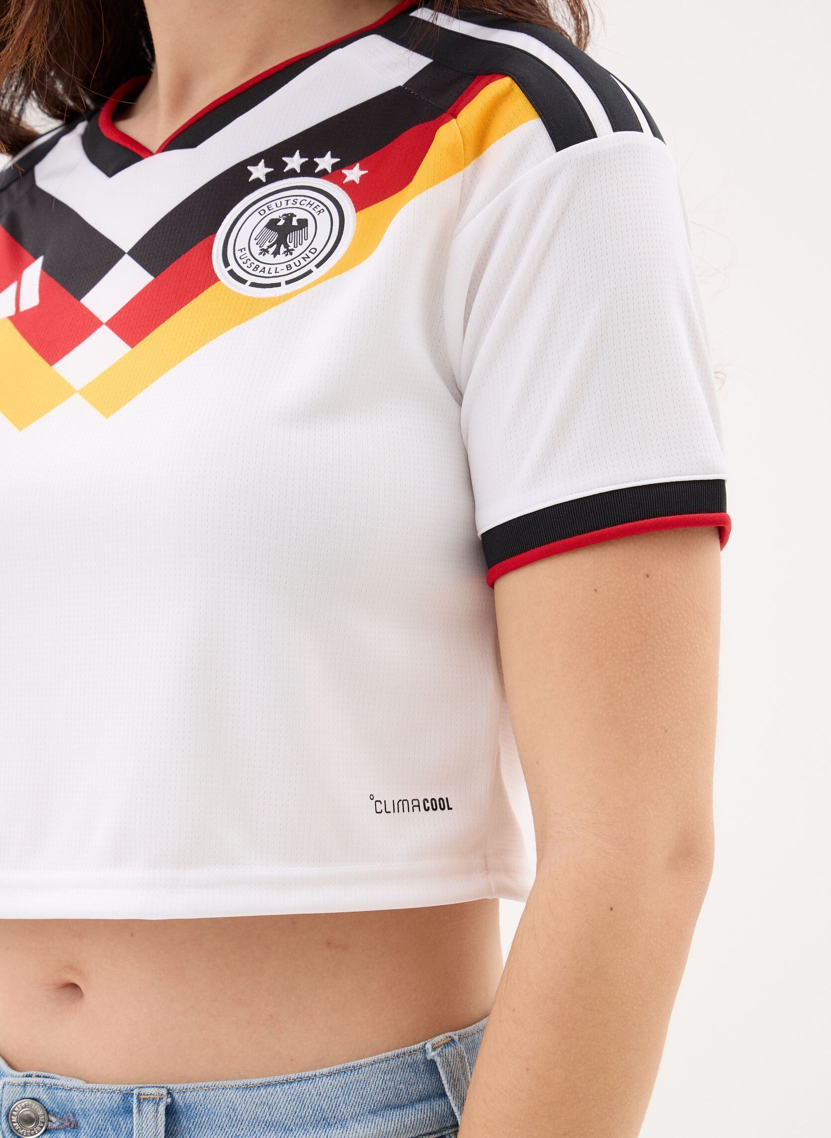 T-shirts DFB H JSY CRO W dames wit adidas performance T-shirts DFB H JSY CRO W dames wit White
