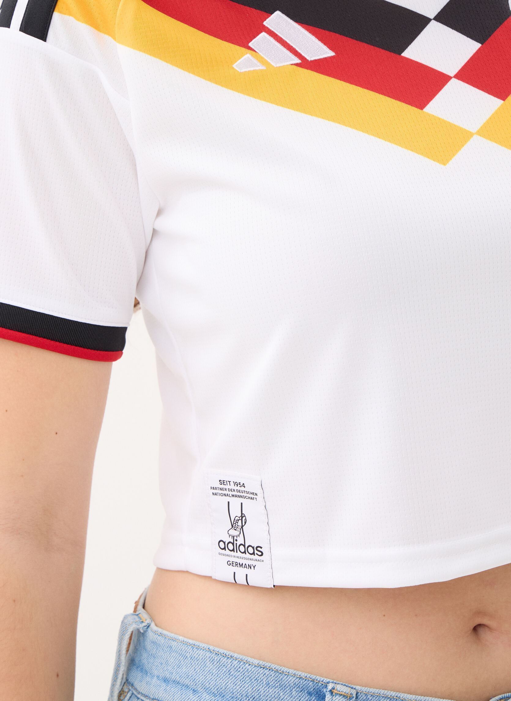T-shirts DFB H JSY CRO W dames wit adidas performance T-shirts DFB H JSY CRO W dames wit White