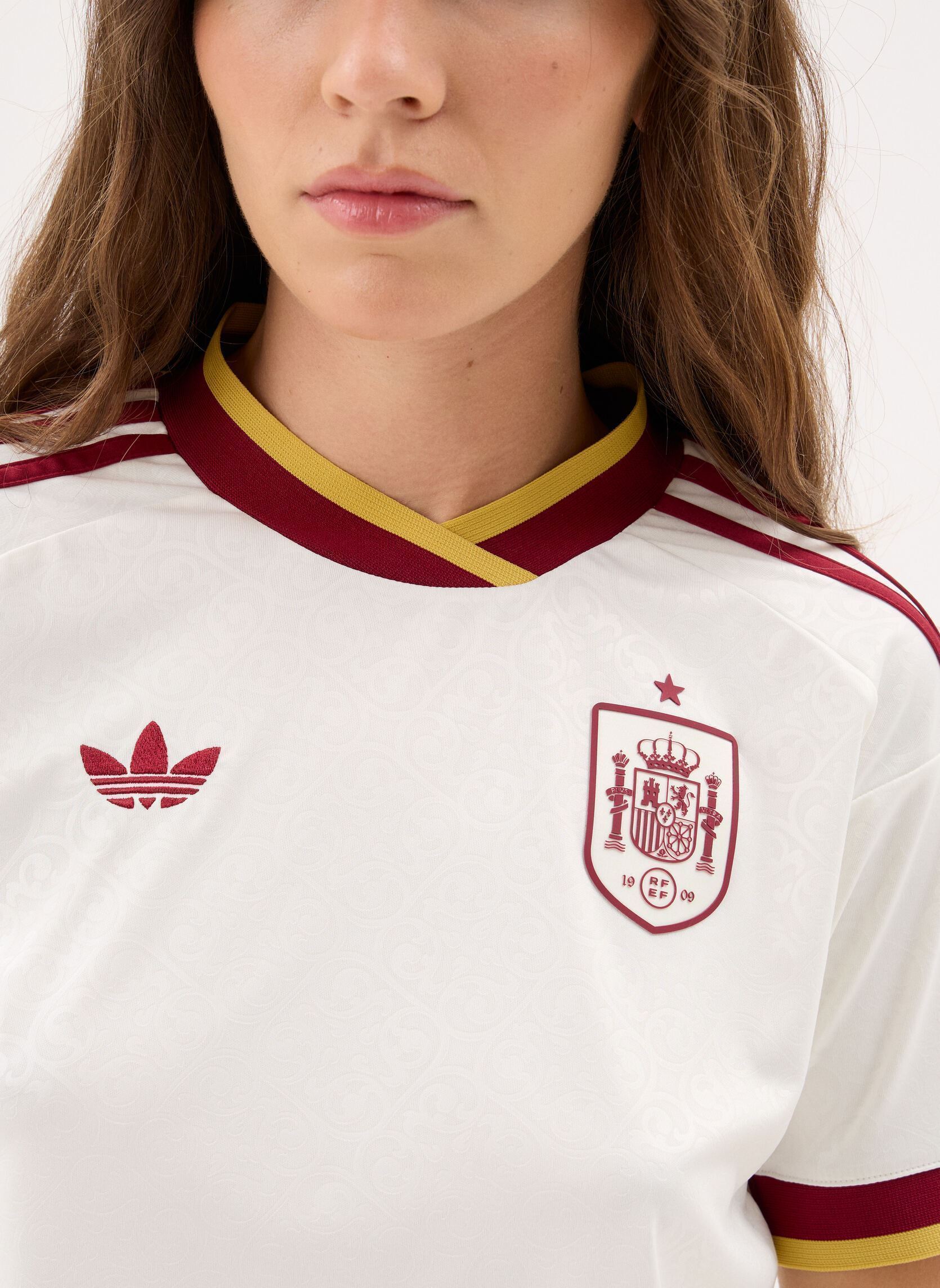 Tee-shirts RFEF A JSY CR W femme blanc adidas performance Tee-shirts RFEF A JSY CR W femme blanc OWHITE