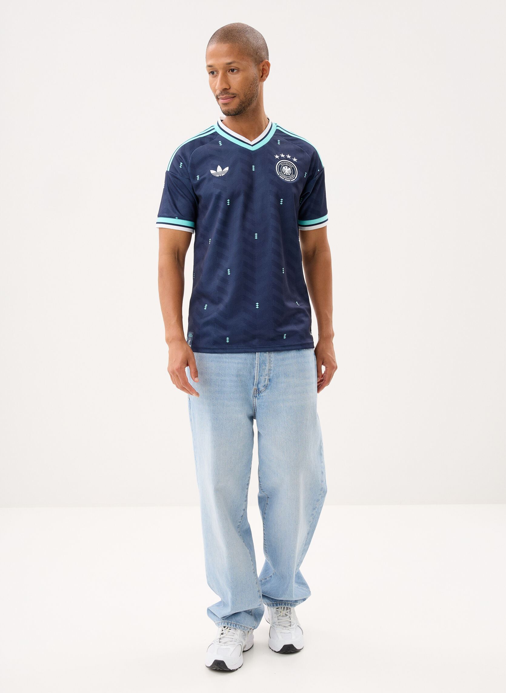 Tee-shirts DFB A JSY homme bleu adidas performance Tee-shirts DFB A JSY homme bleu Conavy