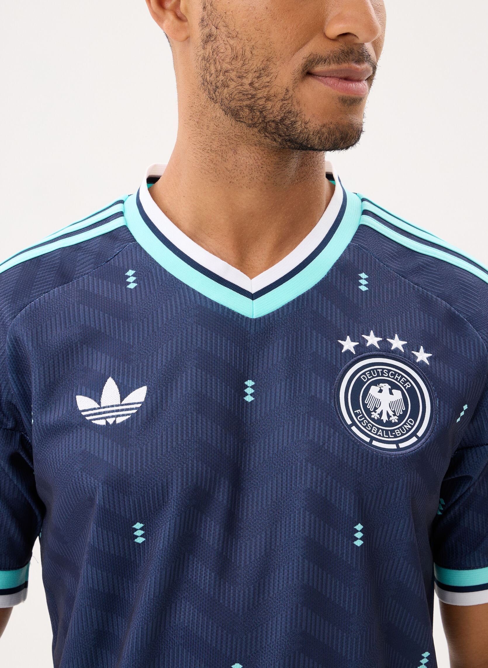 Tee-shirts DFB A JSY homme bleu adidas performance Tee-shirts DFB A JSY homme bleu Conavy