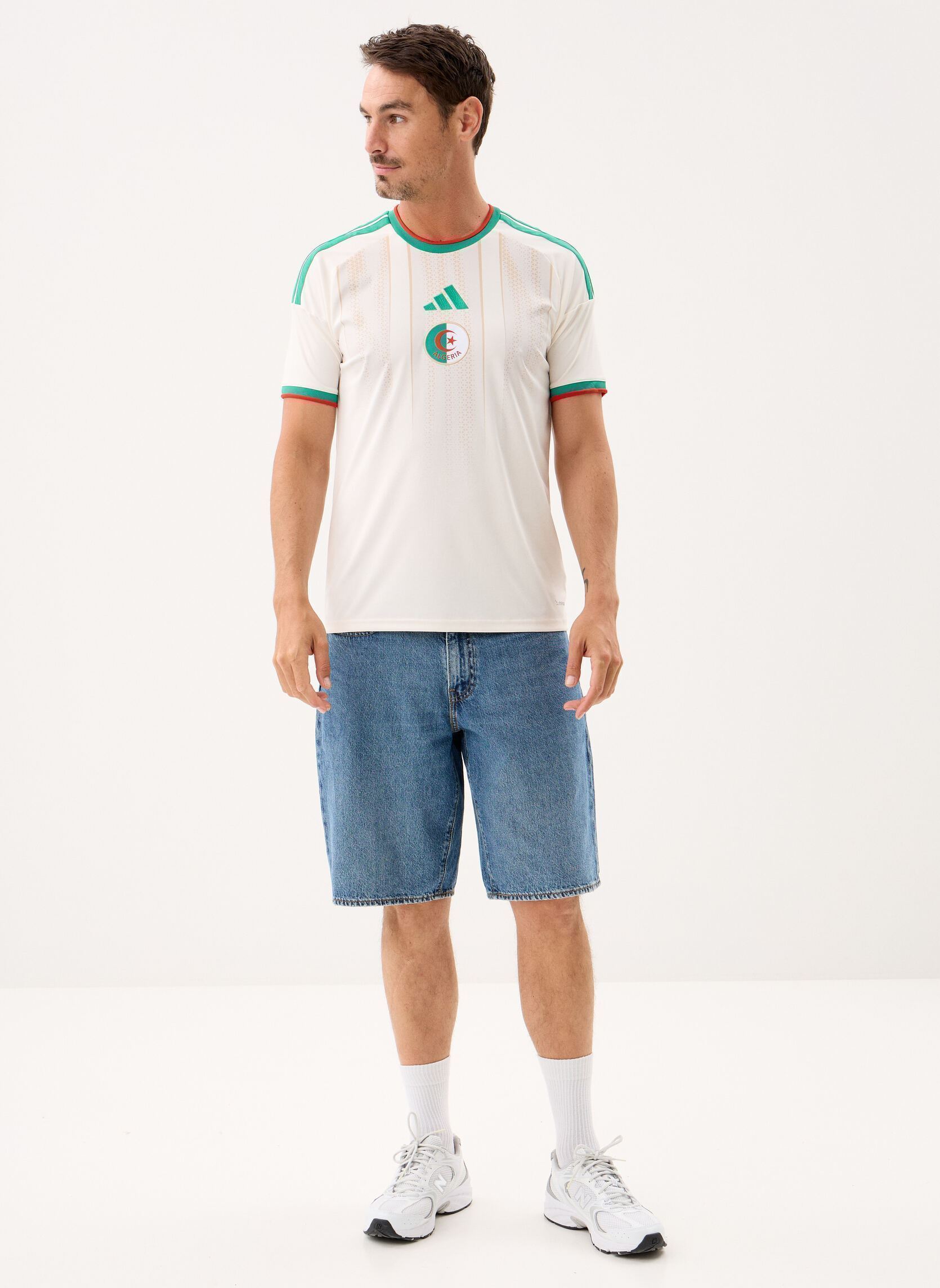 T-shirts FAF H JSY heren beige adidas performance T-shirts FAF H JSY heren beige Cwhite