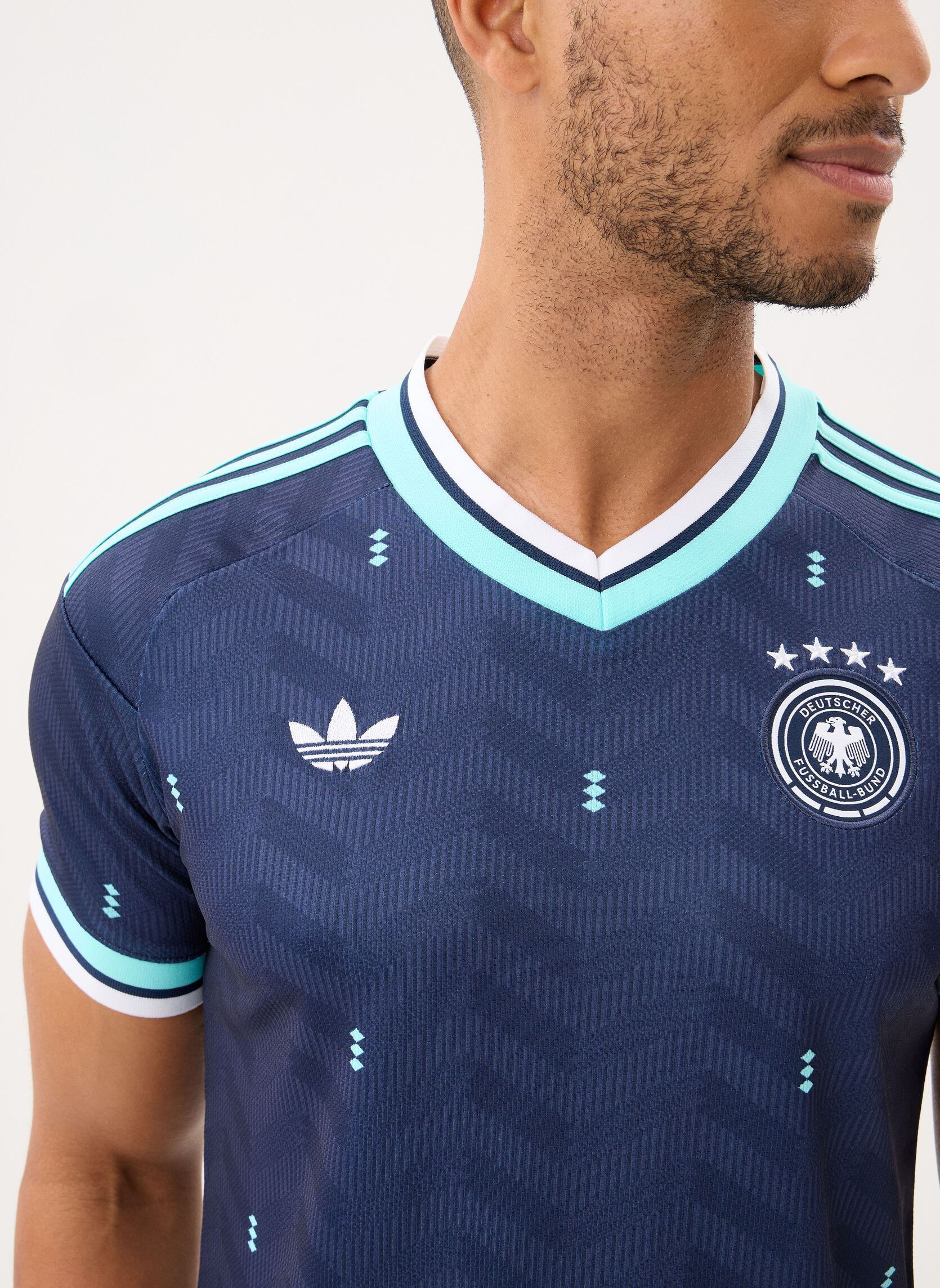 Tee-shirts DFB A JSY W homme bleu adidas performance Tee-shirts DFB A JSY W homme bleu Conavy