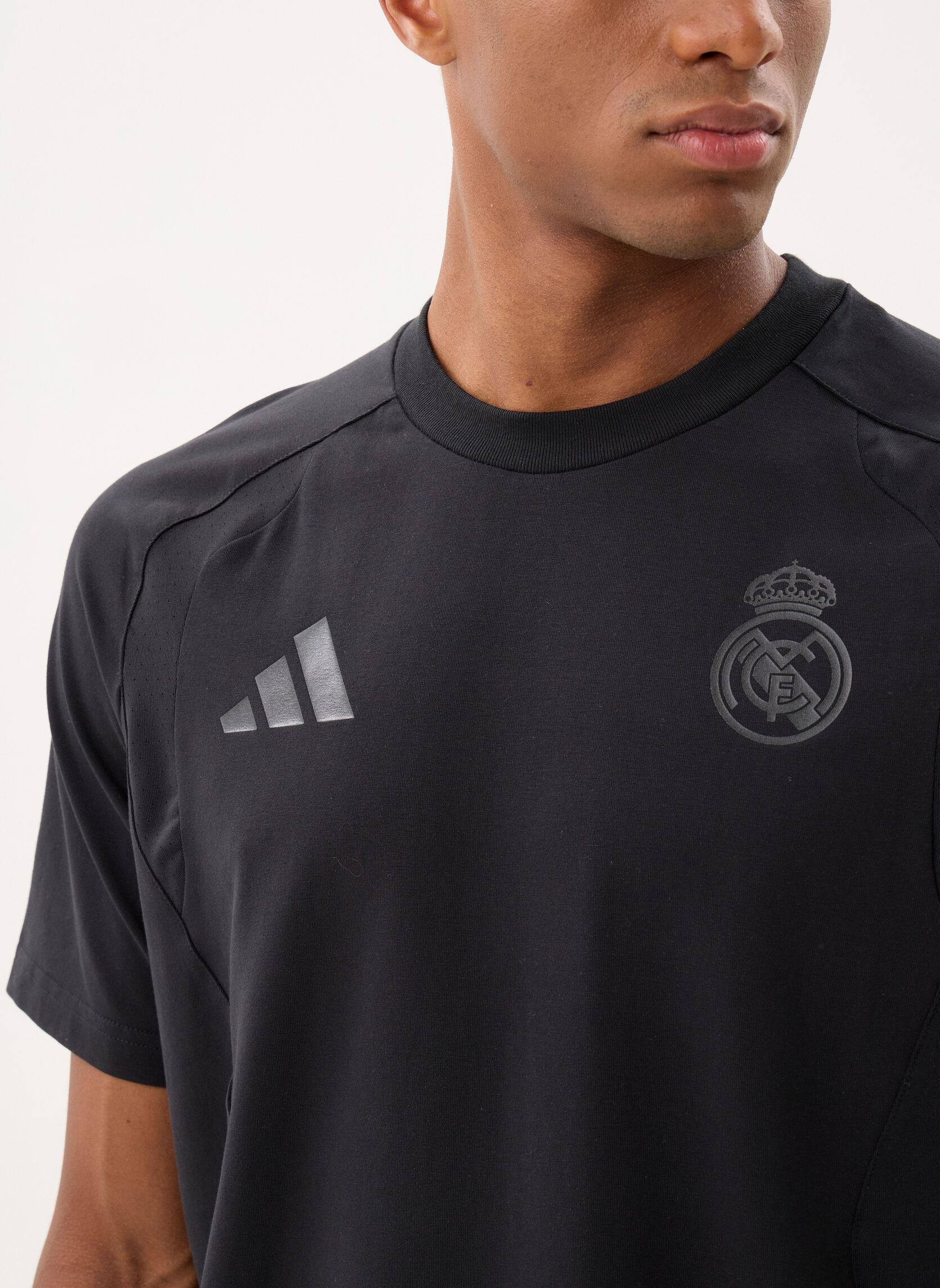 Tee-shirts REAL TT TEE homme noir adidas performance Tee-shirts REAL TT TEE homme noir Black