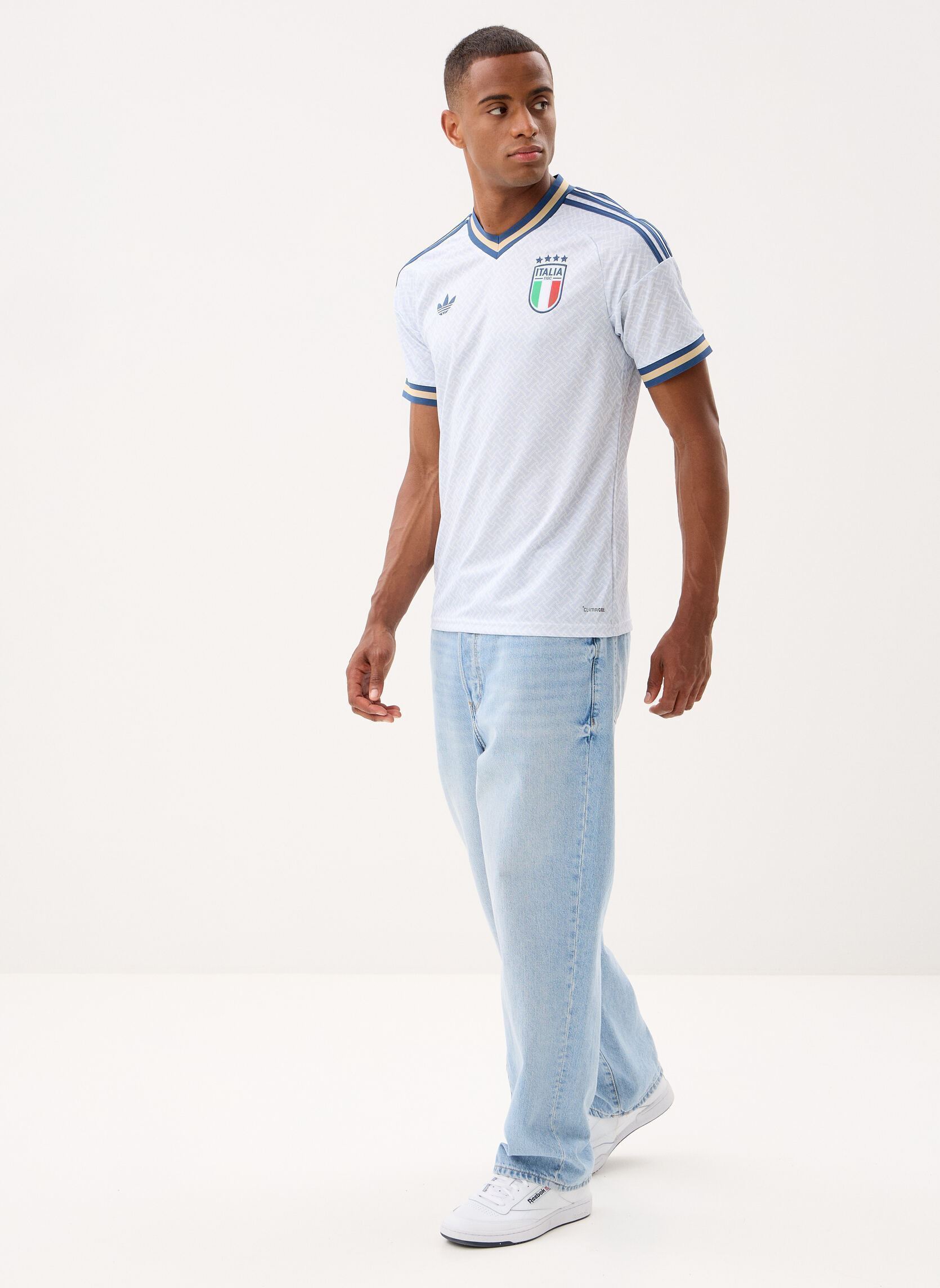 Tee-shirts FIGC A JSY homme bleu adidas performance Tee-shirts FIGC A JSY homme bleu AERBLU