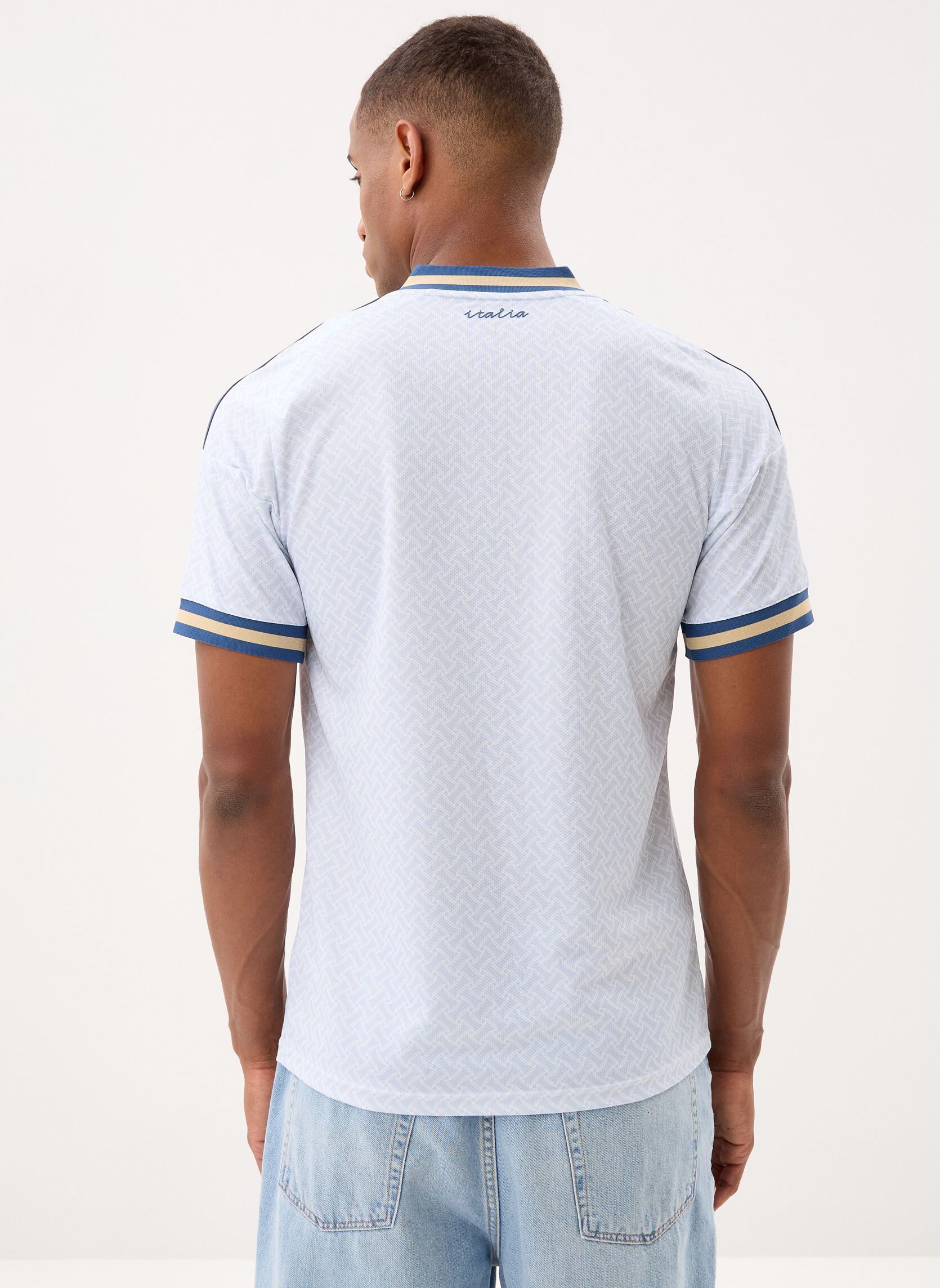 Tee-shirts FIGC A JSY homme bleu adidas performance Tee-shirts FIGC A JSY homme bleu AERBLU