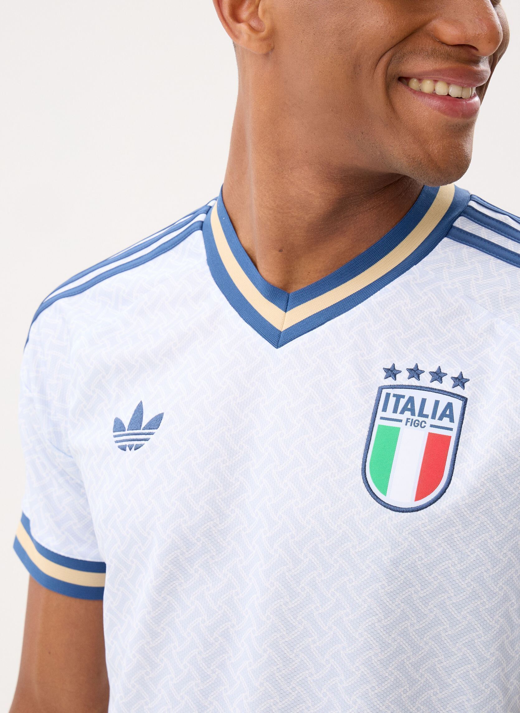 Tee-shirts FIGC A JSY homme bleu adidas performance Tee-shirts FIGC A JSY homme bleu AERBLU