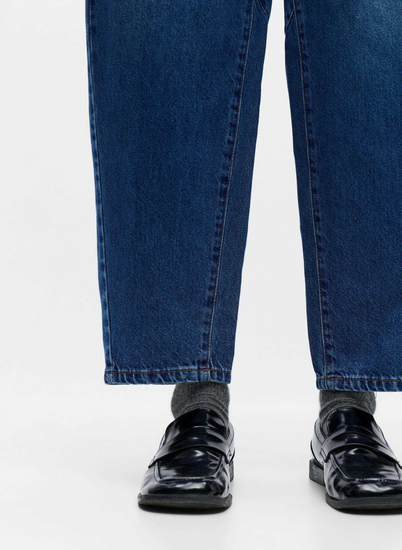 Jeans large Objmiu Zoe Mw Barrel Ankle Jeans Noos femme bleu OBJECT Jeans large Objmiu Zoe Mw Barrel Ankle Jeans Noos femme bleu Medium Blue Denim