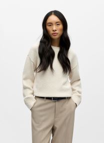 Truien Objsima L/S Lo Knit Pullover Noos dames wit