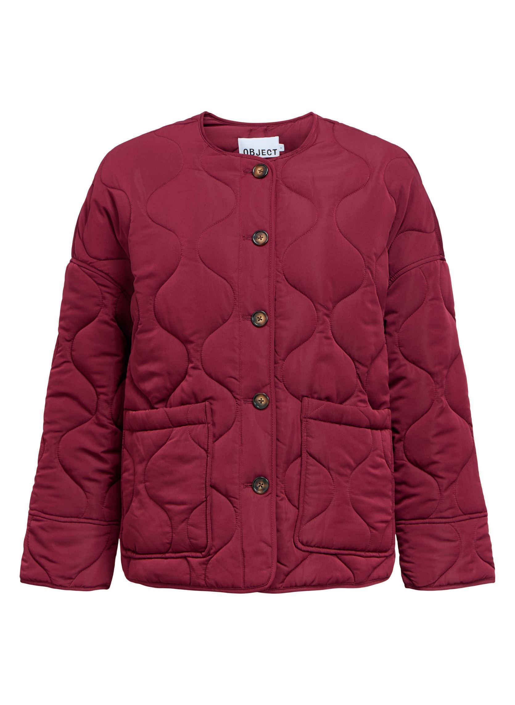 Bomberjacks Objallie Ls Lo Quilted Jacket Noos dames bordeaux OBJECT Bomberjacks Objallie Ls Lo Quilted Jacket Noos dames bordeaux WINDSOR WINE