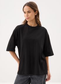 Tee-shirts manches courtes Objgima 2/4 Oversize T-Shirt Noos femme noir