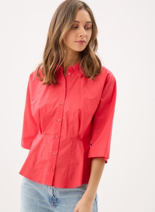 OBJECT Chemises manches courtes Objmerle Hope 3/4 Re Shirt 143 femme rouge