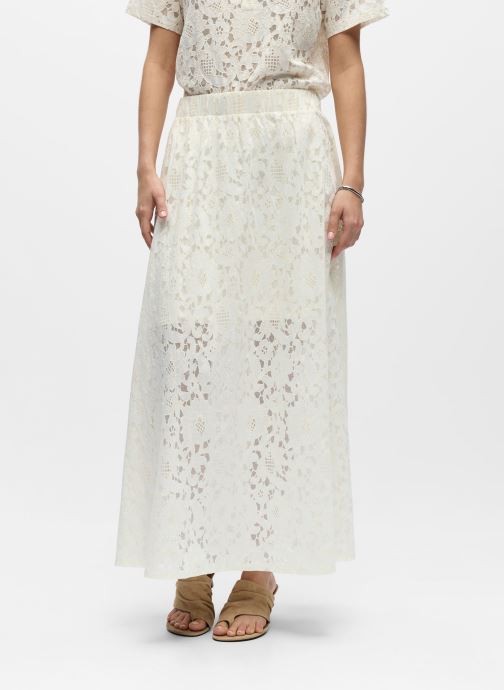 OBJECT Lange rokken Objbianca Mw Lo Long Skirt Noos dames wit