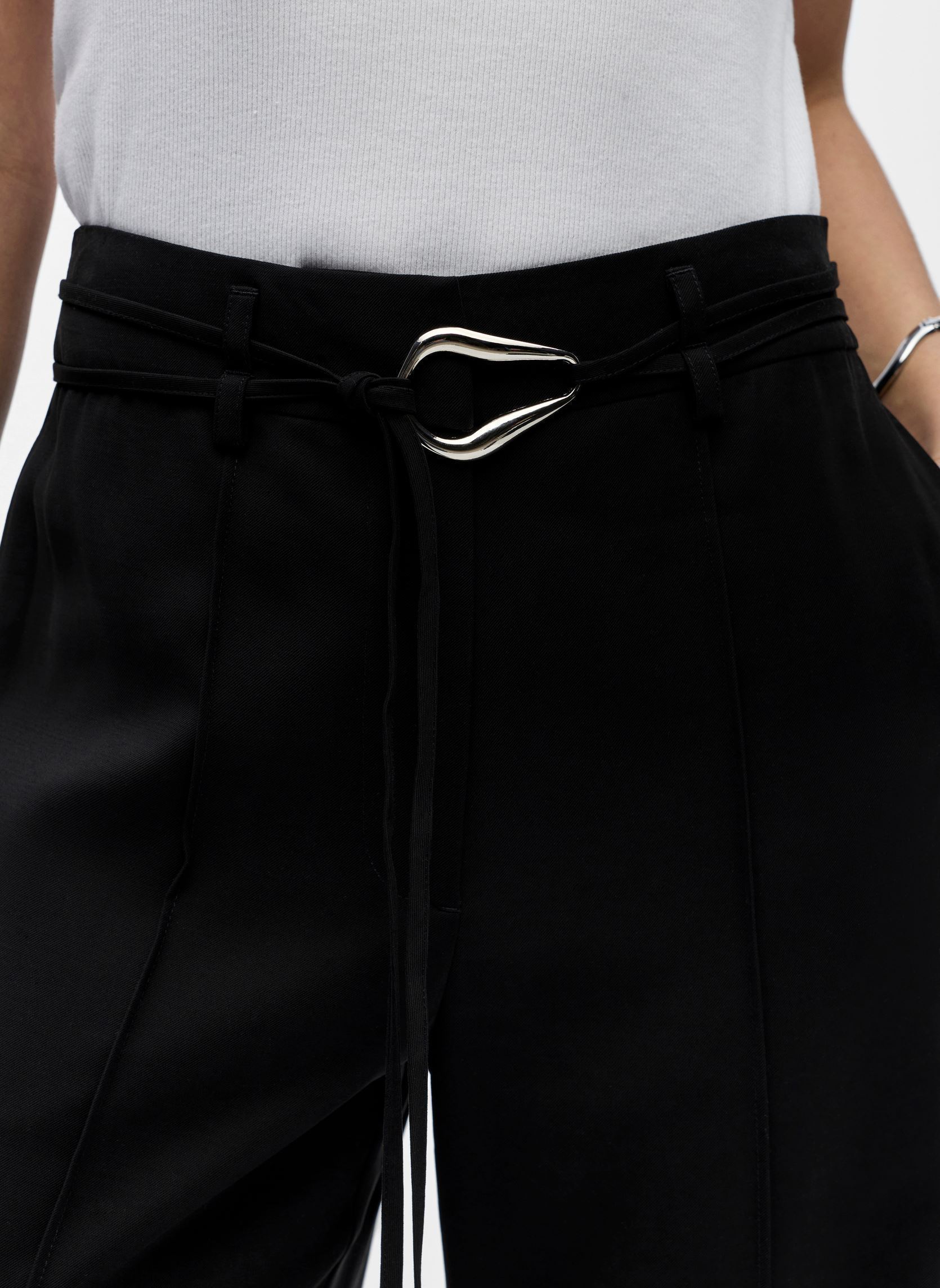 Pantalons larges Objmabel Mw Lo Pant E Vip 26 femme noir OBJECT Pantalons larges Objmabel Mw Lo Pant E Vip 26 femme noir Black