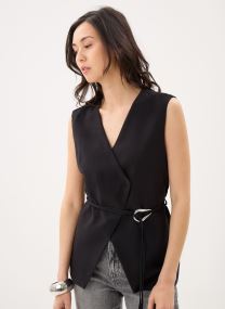 Gilets Objmabel S/L Waistcoat E Vip 26 femme noir OBJECT Gilets Objmabel S/L Waistcoat E Vip 26 femme noir Black
