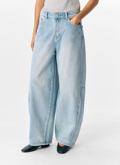 OBJECT Wijde jeans / Flared Jeans Objmoji Elsa Mw Super Barel Jeans Noos dames blauw