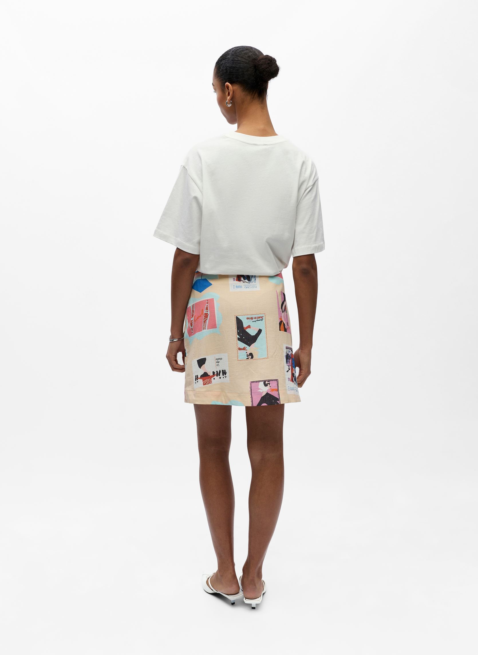 Jupes courtes Objtracy Hw Short Skirt 143 femme beige OBJECT Jupes courtes Objtracy Hw Short Skirt 143 femme beige SANDSHELL