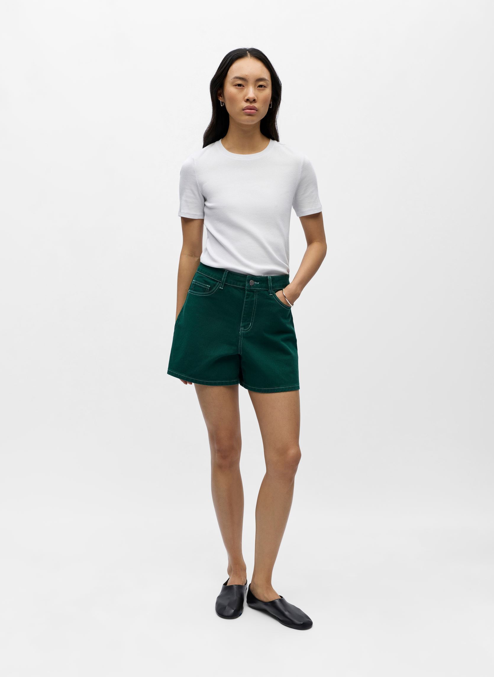 Shorts Objandrea Hw Shorts 144 damen grün OBJECT Shorts Objandrea Hw Shorts 144 damen grün BOTANICAL GARDEN