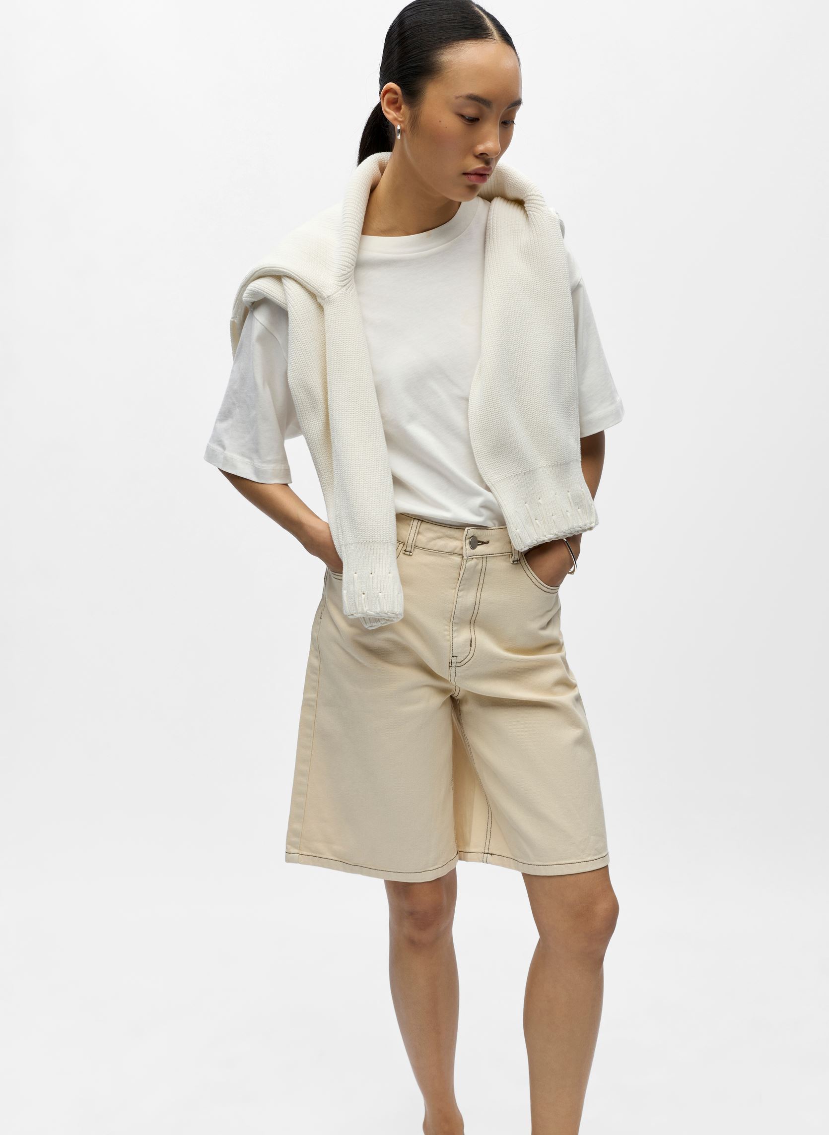 Shorts Objandrea Mw Long Shorts 144 Div damen beige OBJECT Shorts Objandrea Mw Long Shorts 144 Div damen beige Birch