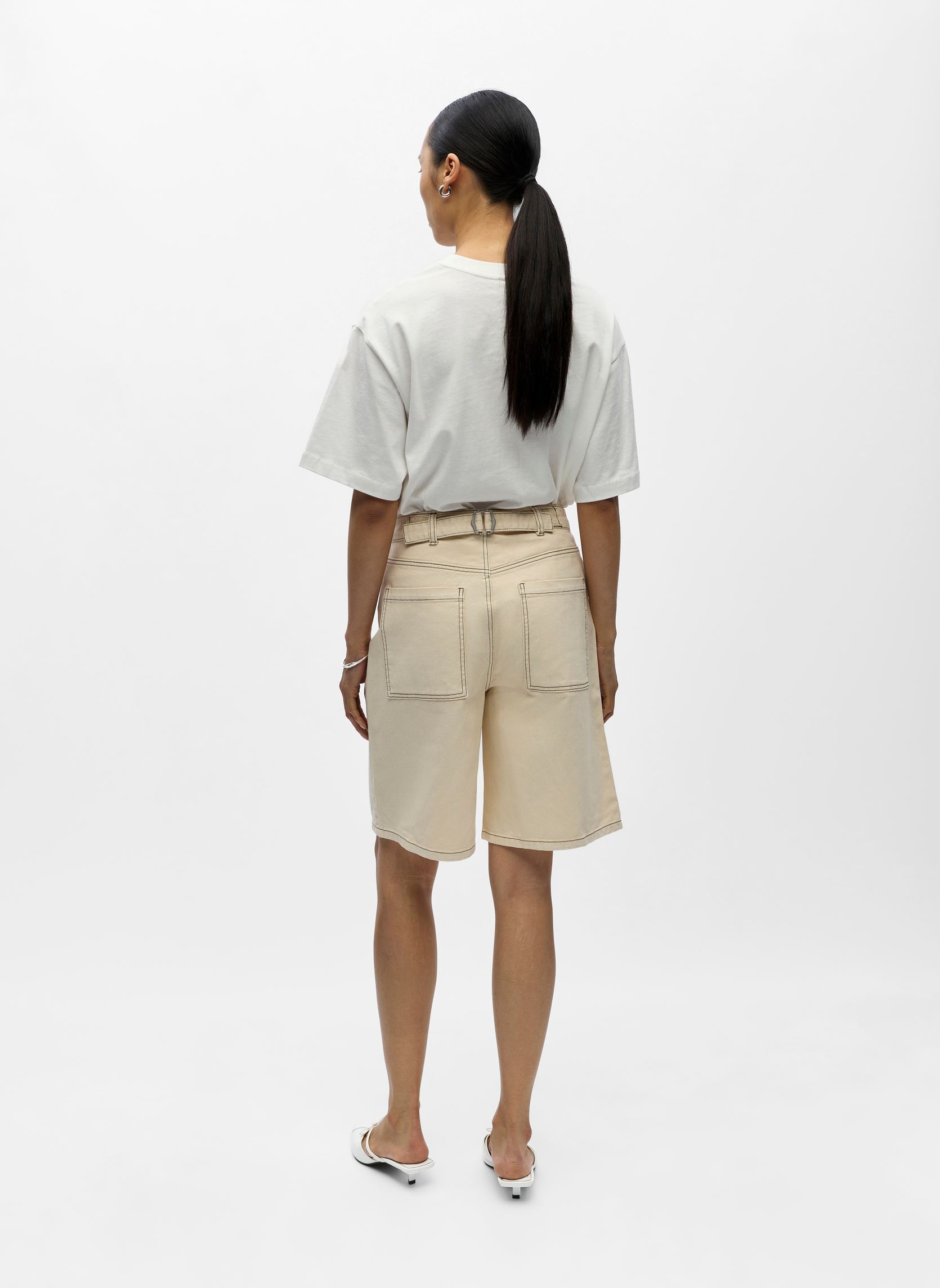 Shorts Objandrea Mw Long Shorts 144 Div damen beige OBJECT Shorts Objandrea Mw Long Shorts 144 Div damen beige Birch
