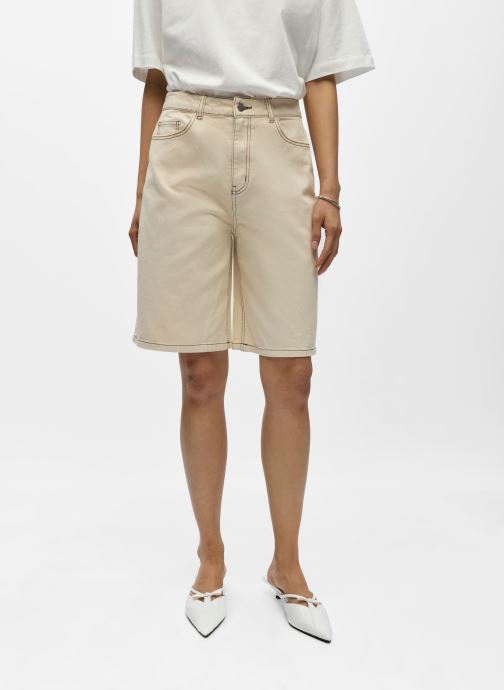 OBJECT Shorts Objandrea Mw Long Shorts 144 Div femme beige