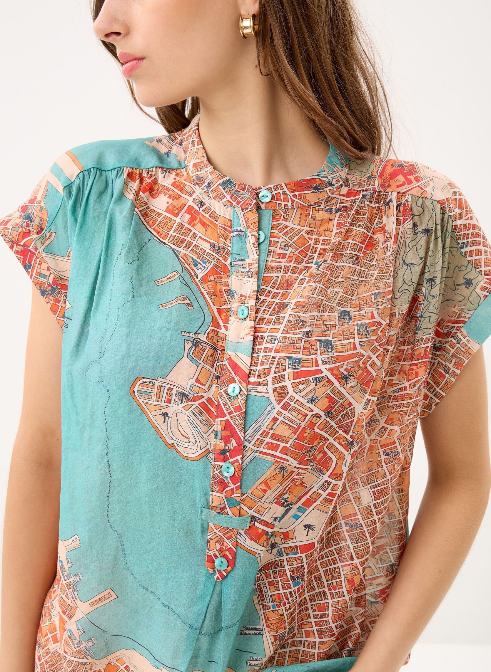 Hemden Objbeta Re S/S Top 144 Div damen grün OBJECT Hemden Objbeta Re S/S Top 144 Div damen grün Grayed Jade