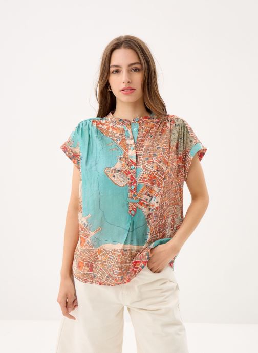 OBJECT Chemises Objbeta Re S/S Top 144 Div femme vert