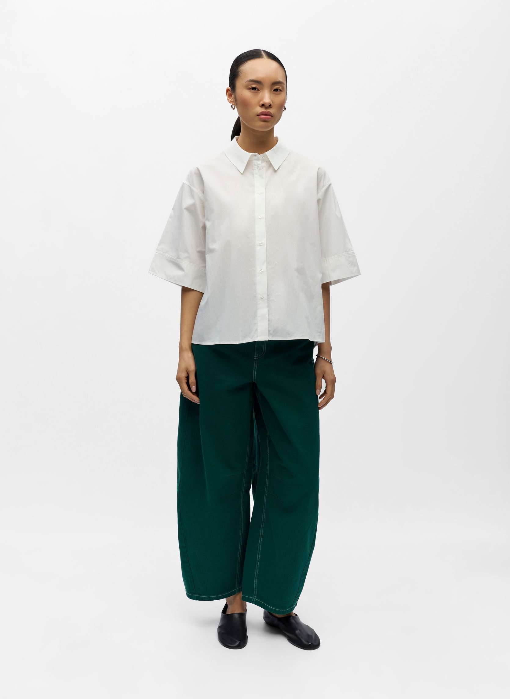 Hemden Objelly Hope 2/4 Lo Shirt 144 dames wit OBJECT Hemden Objelly Hope 2/4 Lo Shirt 144 dames wit CLOUD DANCER
