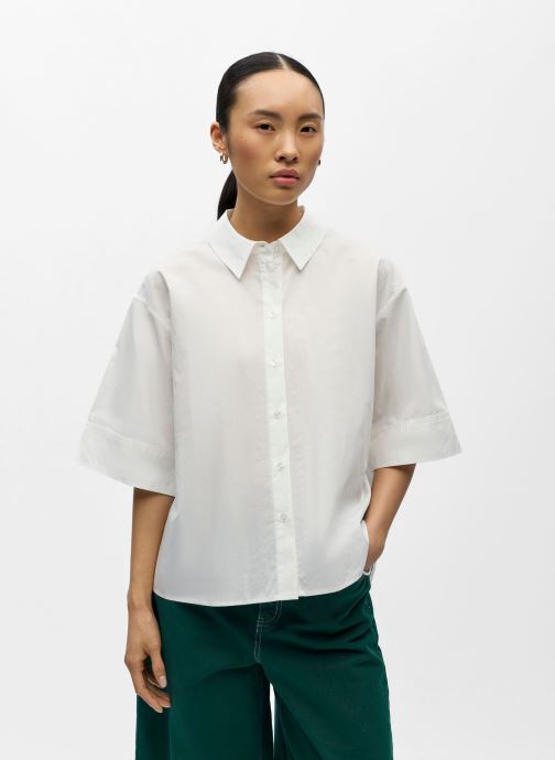 OBJECT Hemden Objelly Hope 2/4 Lo Shirt 144 damen weiß