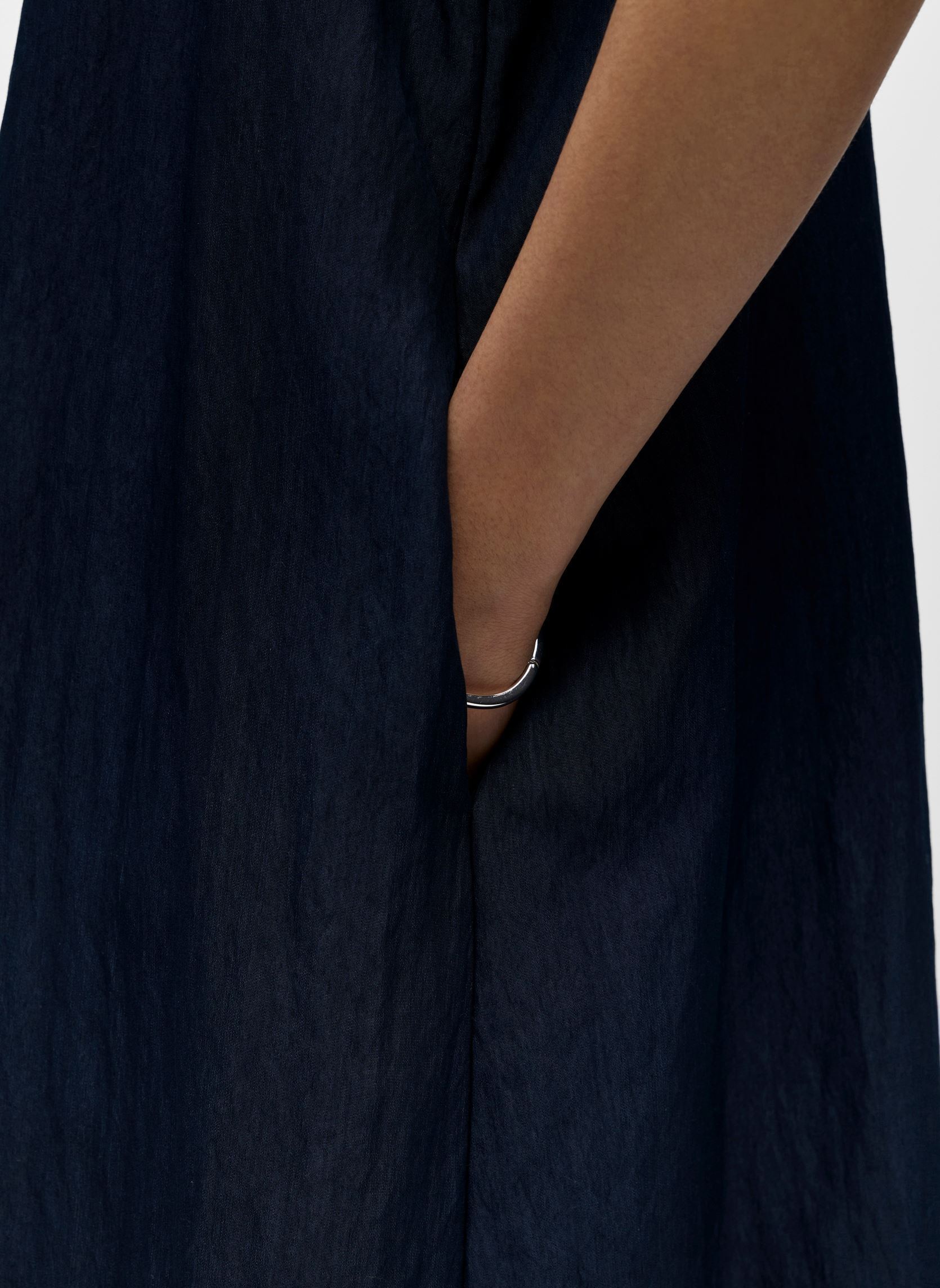 Lange jurken Objgundi S/L Lo Dress E Le 26 dames blauw OBJECT Lange jurken Objgundi S/L Lo Dress E Le 26 dames blauw Sky captain
