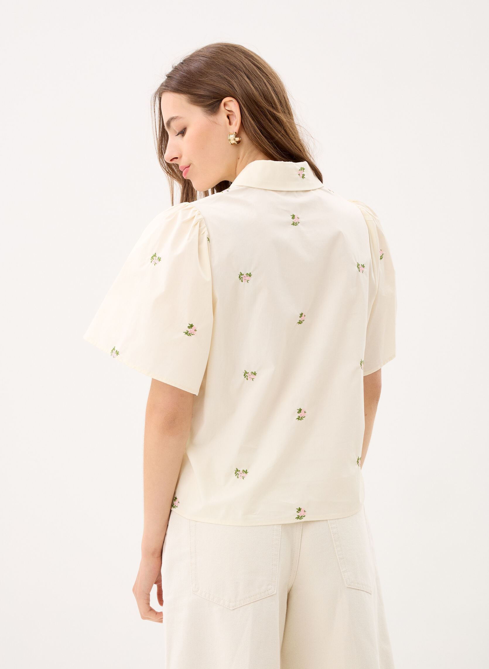 Hemden Objmolia S/S Re Shirt 143 dames wit OBJECT Hemden Objmolia S/S Re Shirt 143 dames wit CLOUD DANCER