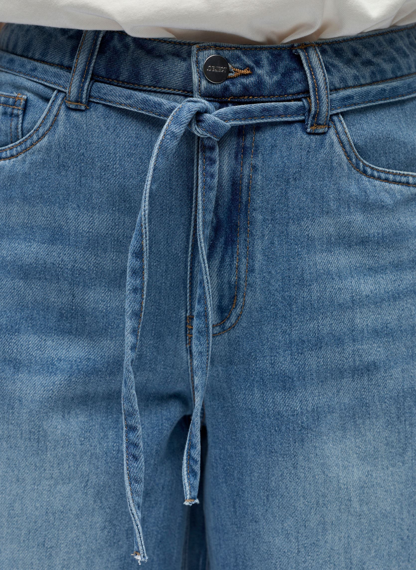 Shorts Objrosie Mw Lo Denim Long Shorts Noos damen blau OBJECT Shorts Objrosie Mw Lo Denim Long Shorts Noos damen blau LIGHT BLUE DENIM