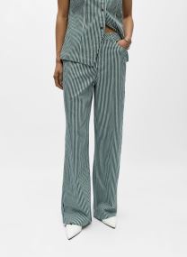 Wijde jeans / Flared Jeans Objsanni Mw Wide Jeans 144 dames wit