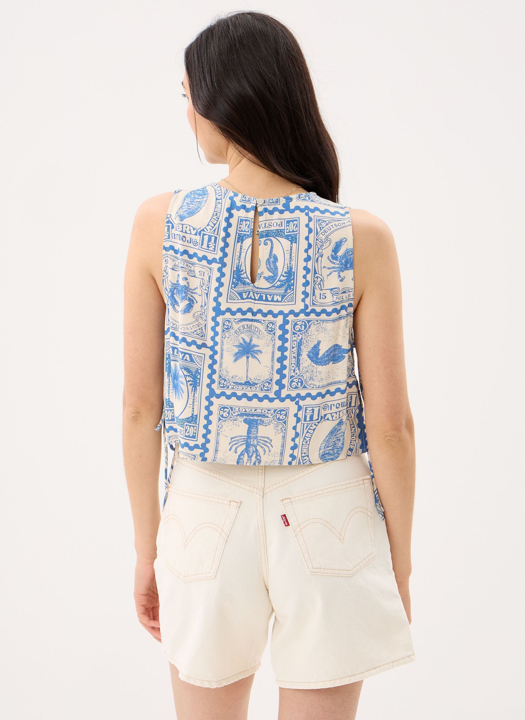 Tops Objvima S/L Re Cropped Top 144 damen beige OBJECT Tops Objvima S/L Re Cropped Top 144 damen beige Birch
