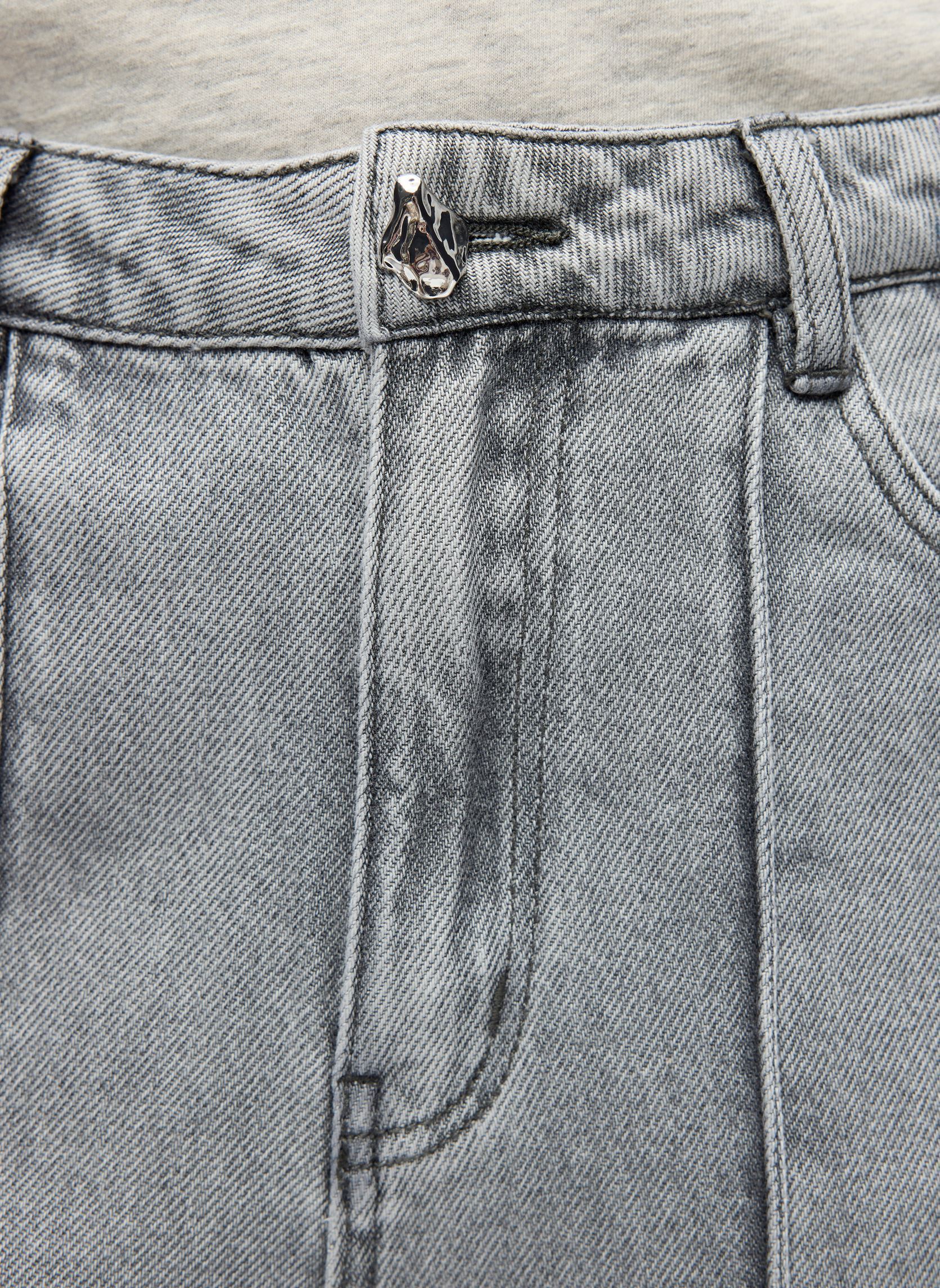 Shorts Objgail Mw Lo Bermuda Denim Shorts 144 femme gris OBJECT Shorts Objgail Mw Lo Bermuda Denim Shorts 144 femme gris Light Grey Denim