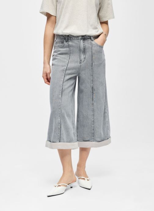 OBJECT Shorts Objgail Mw Lo Bermuda Denim Shorts 144 dames grijs