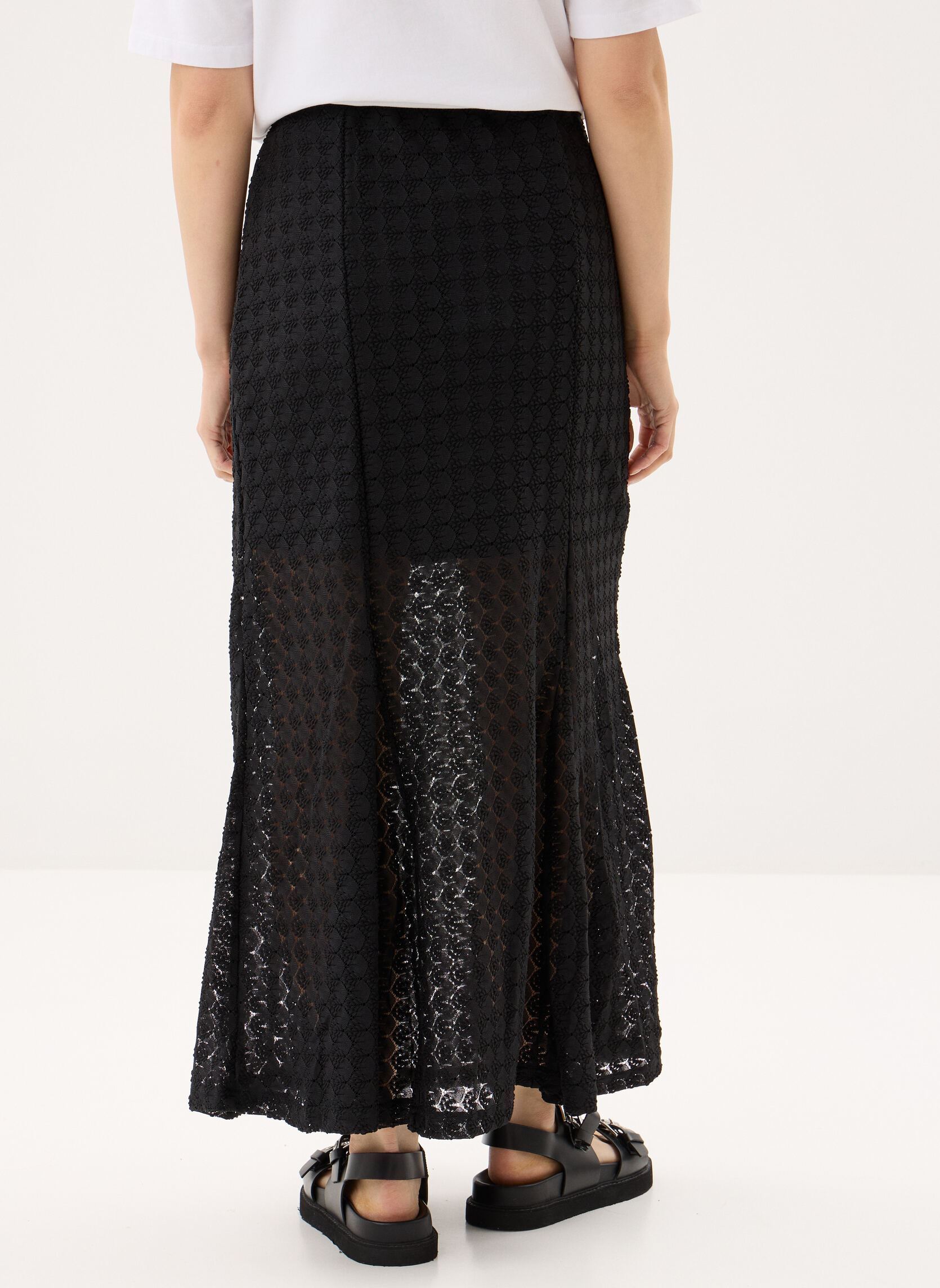 Lange rokken Objjulia Hw Long Skirt 144 dames zwart OBJECT Lange rokken Objjulia Hw Long Skirt 144 dames zwart Black