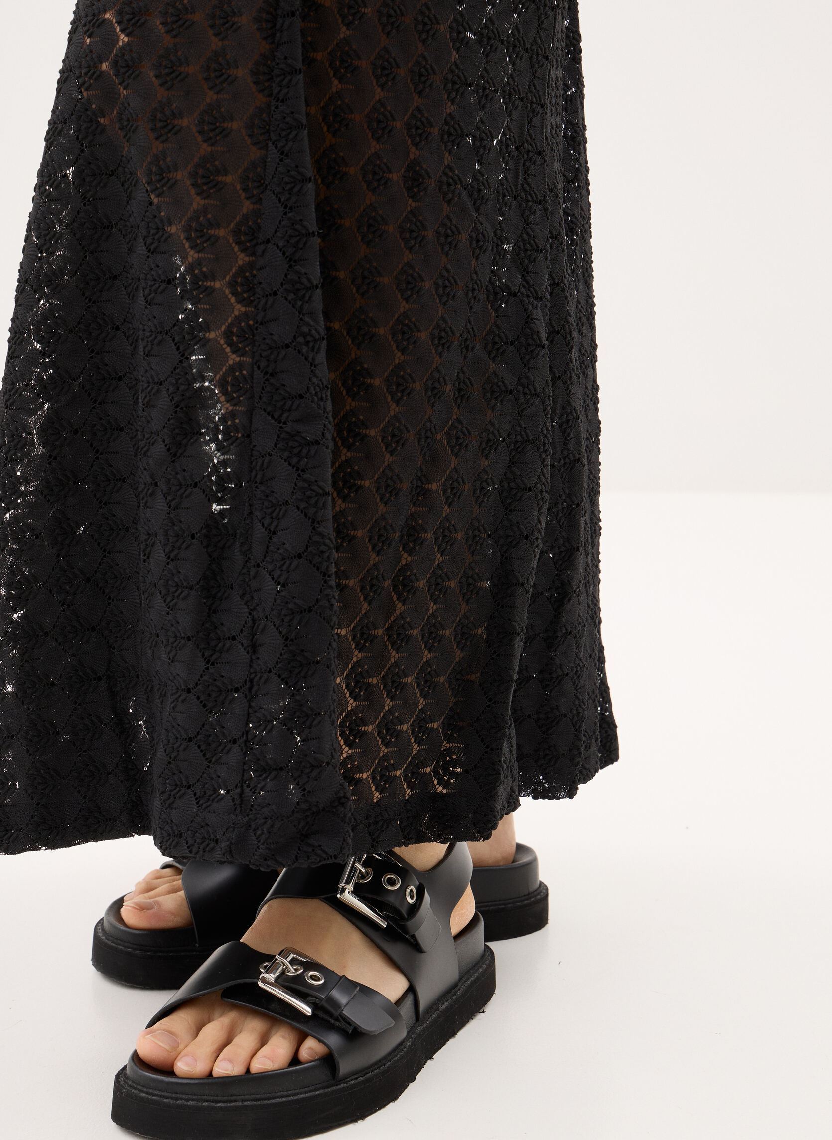 Lange rokken Objjulia Hw Long Skirt 144 dames zwart OBJECT Lange rokken Objjulia Hw Long Skirt 144 dames zwart Black