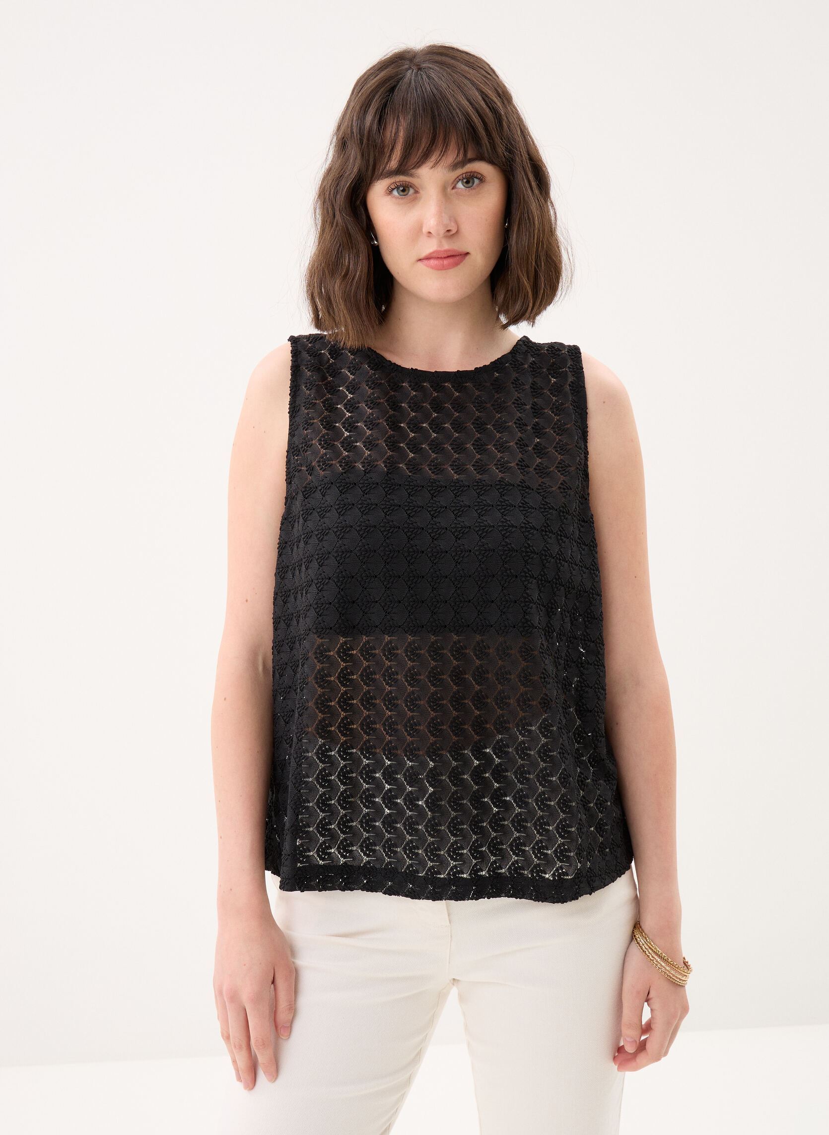 Tops Objjulia S/L Re Top 144 damen schwarz OBJECT Tops Objjulia S/L Re Top 144 damen schwarz Black