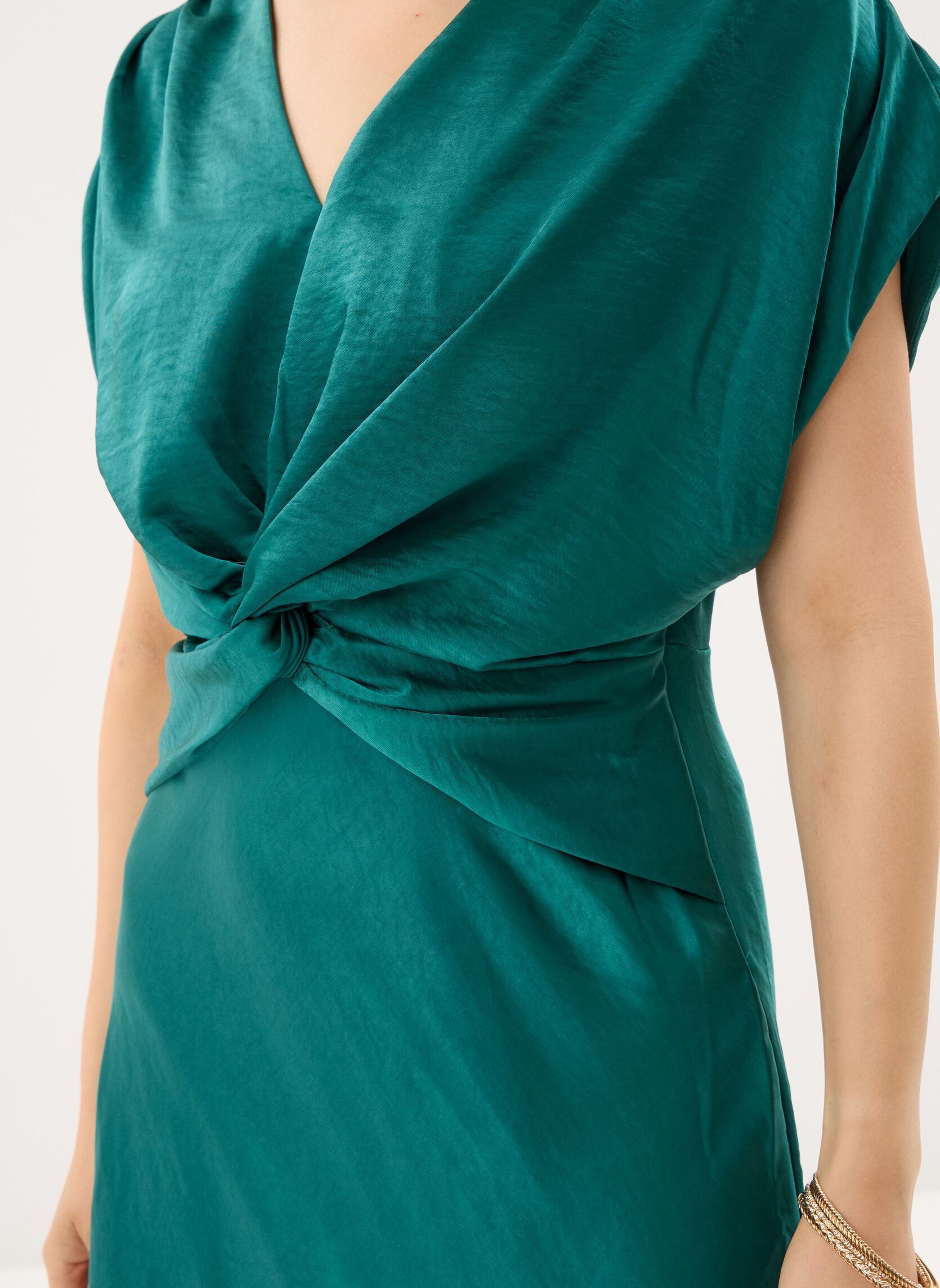 Robes longues Objlia Re Ss Long Dress 144 femme vert OBJECT Robes longues Objlia Re Ss Long Dress 144 femme vert BOTANICAL GARDEN