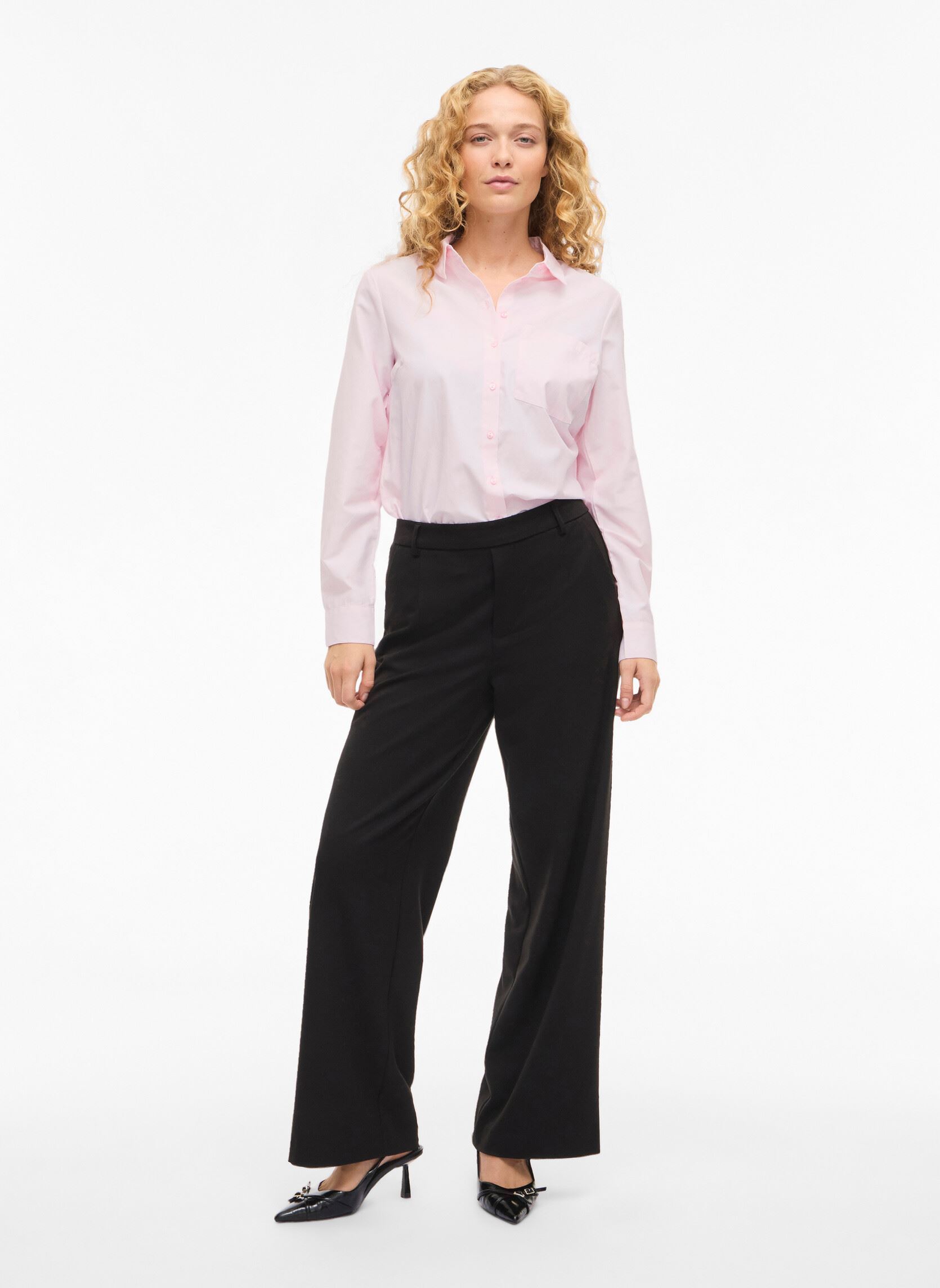 Lange mouw overhemden Vidarma L/S Regular Shirt - Noos dames roze Vila Lange mouw overhemden Vidarma L/S Regular Shirt - Noos dames roze CHERRY BLOSSOM