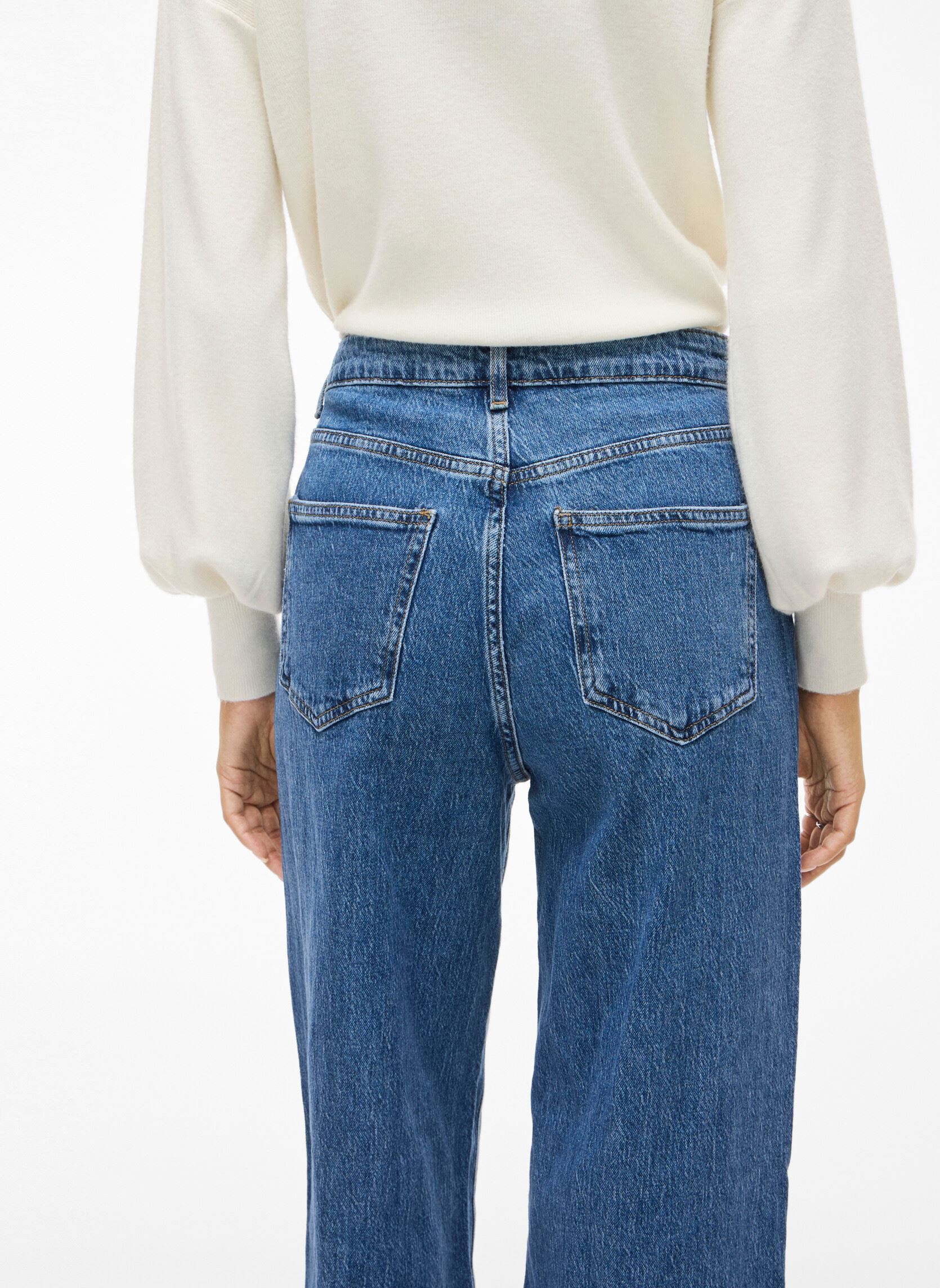 Wijde jeans / Flared Jeans Vifreya Jaf Hw Wide Jeans - Noos dames blauw Vila Wijde jeans / Flared Jeans Vifreya Jaf Hw Wide Jeans - Noos dames blauw Medium Blue Denim