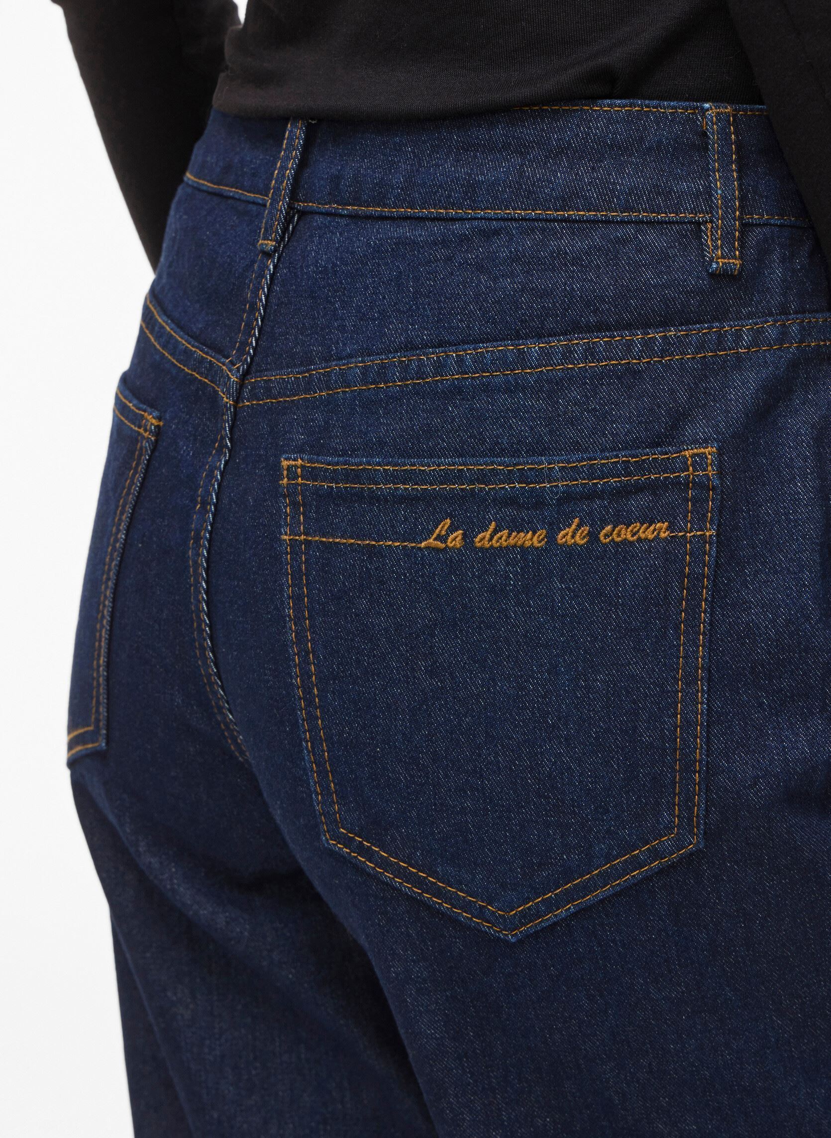 Straight Fit Jeans Vikelly Hw Emb Dbd Jeans damen blau Vila Straight Fit Jeans Vikelly Hw Emb Dbd Jeans damen blau DARK BLUE DENIM