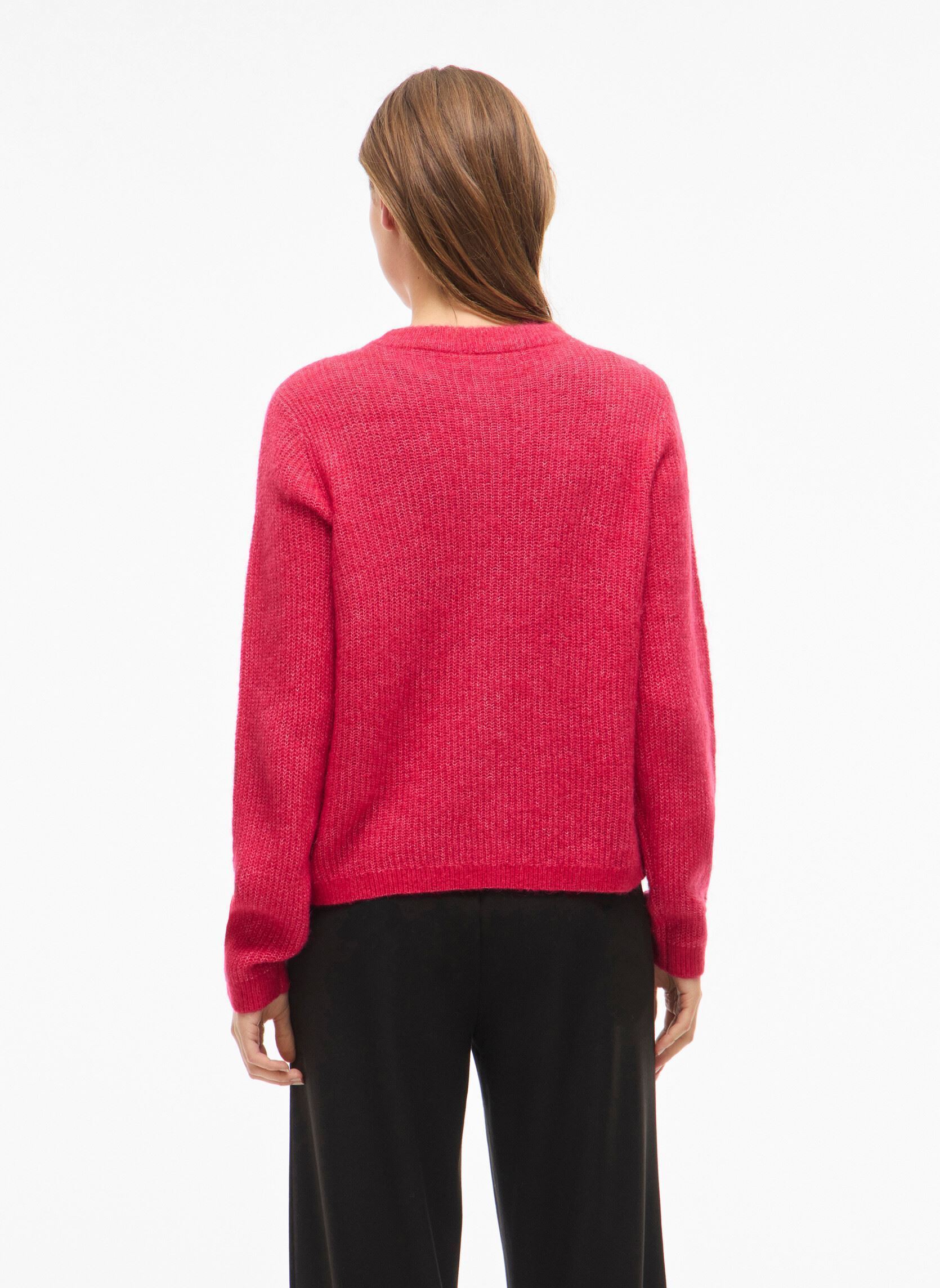 Vesten Vilory O-Neck L/S Knit Cardigan-Noos dames roze Vila Vesten Vilory O-Neck L/S Knit Cardigan-Noos dames roze Jazzy